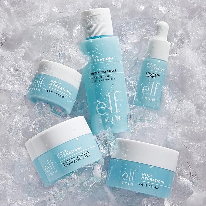 e.l.f. SKIN Holy Hydration! Hydrated Ever After Skincare Mini Kit - Product Imagery