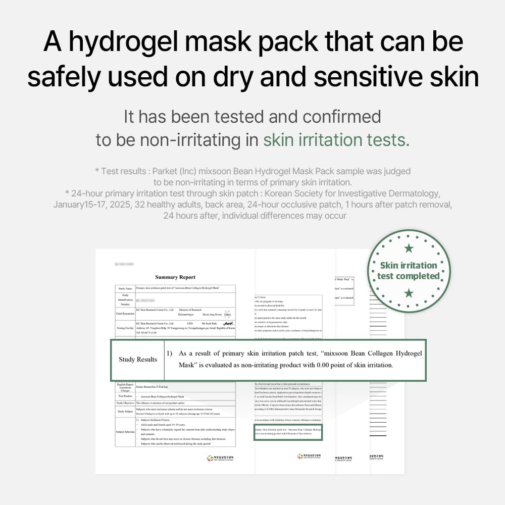 mixsoon Bean Collagen Hydrogel Mask Hydration All-In-One - mixsoon