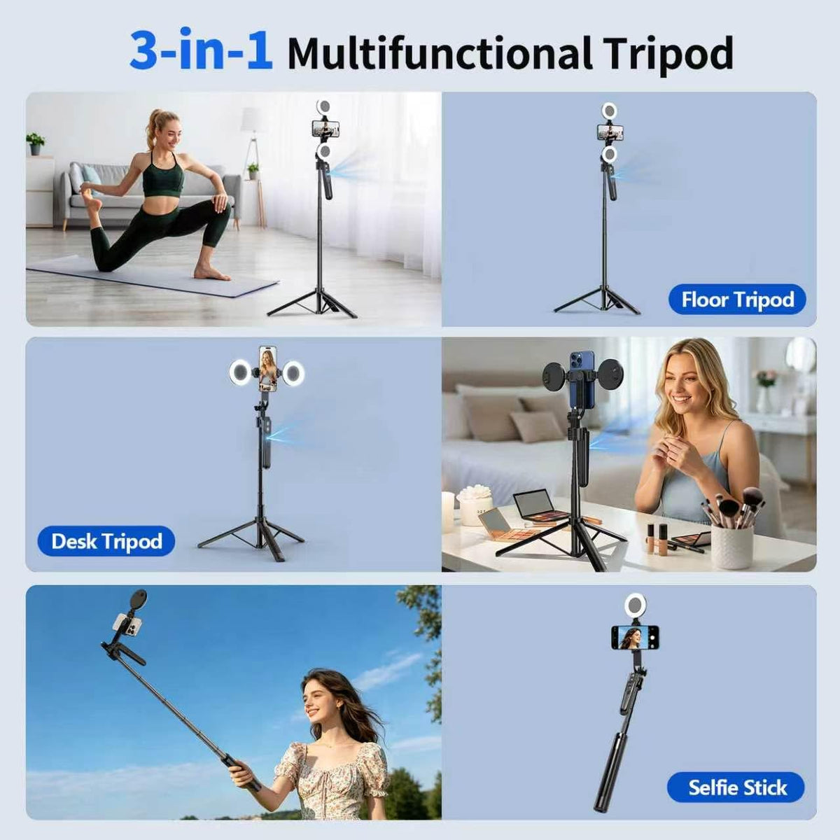 70 9 Auto Face Tracking Selfie Stick Tripod for iPhone with - yAyusi Official Imagery - 8
