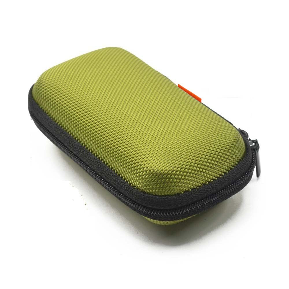 GLCON Green Rectangle Small EVA Case, Lightweight Hard Shell Zipper Pouch - GLCON Official Product View 1