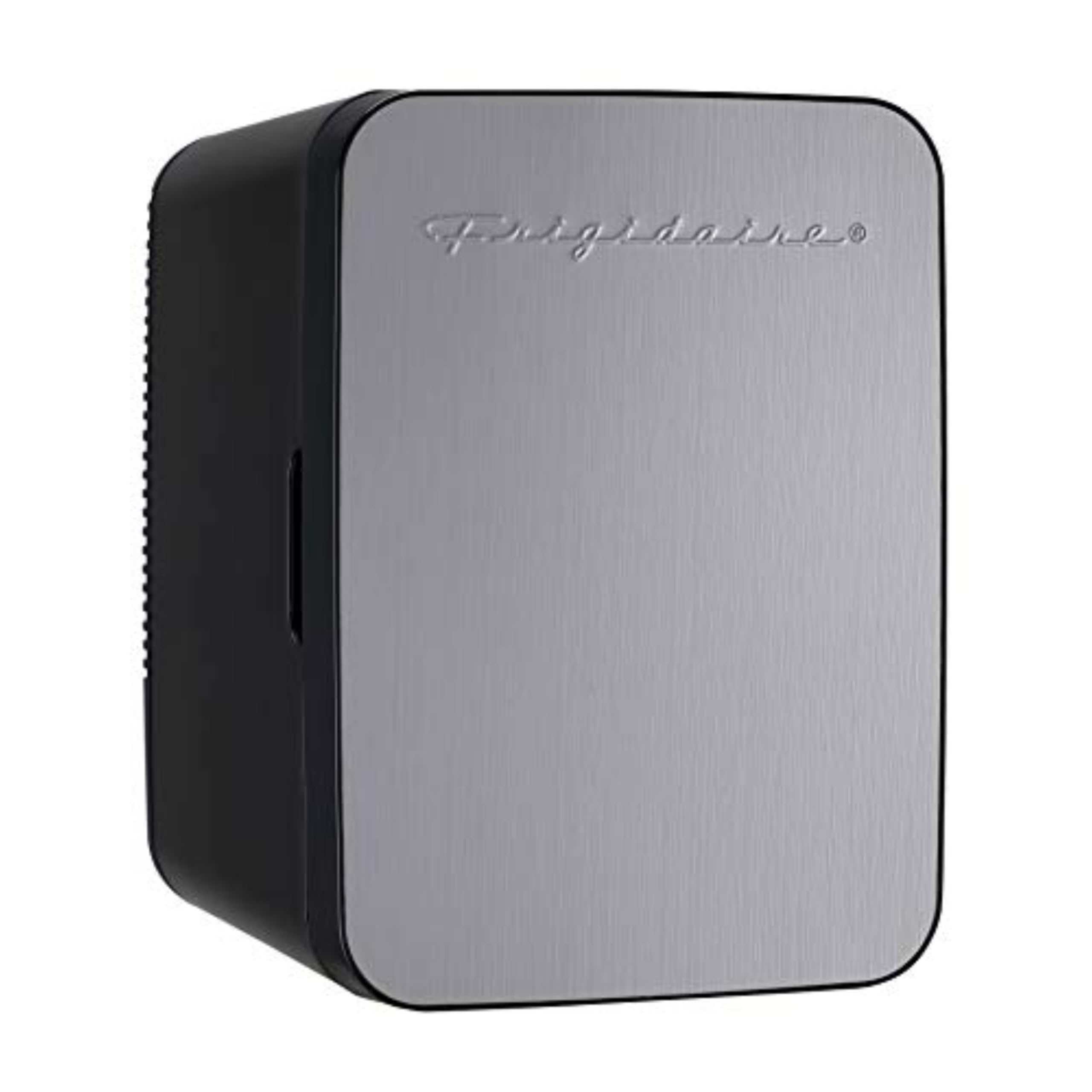 Frigidaire Mini Personal Fridge Cooler, Countertop, Holds Up to 10L/15 Cans, Brushed Black Stainless Rugged Design, Portable for Skincare, Makeup, Car, Office, Bedroom, Dorm Room, or Cabin - Elefair Tech Official Product View 8