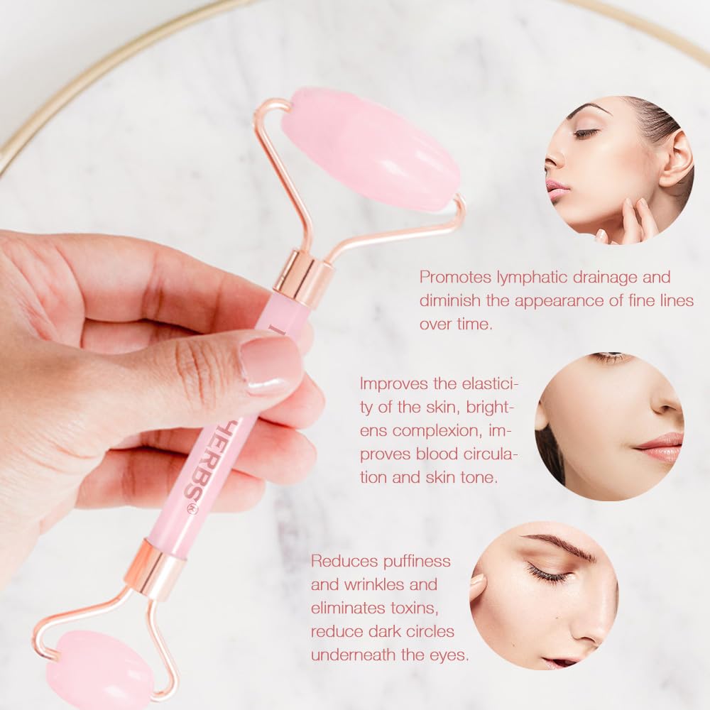 NEUTRIHERBS Jade Gua Sha Face Roller Vitamin C Serum Facial - Neutriherbs Official Imagery - 6