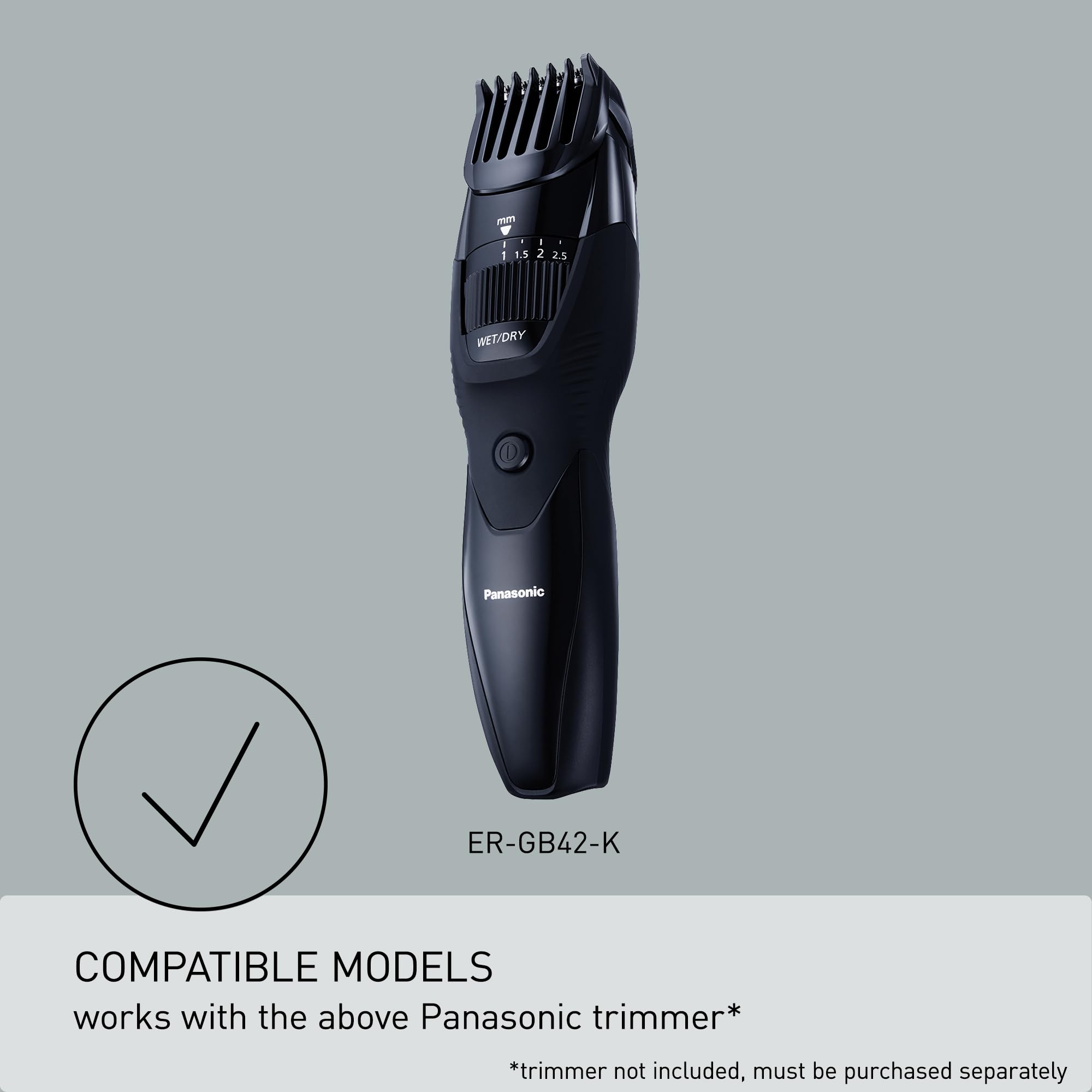 Panasonic Trimmer Replacement Blade WER9606P, Compatible with Panasonic Men’s Trimmers ER-GB42-K, ER-GB40-S