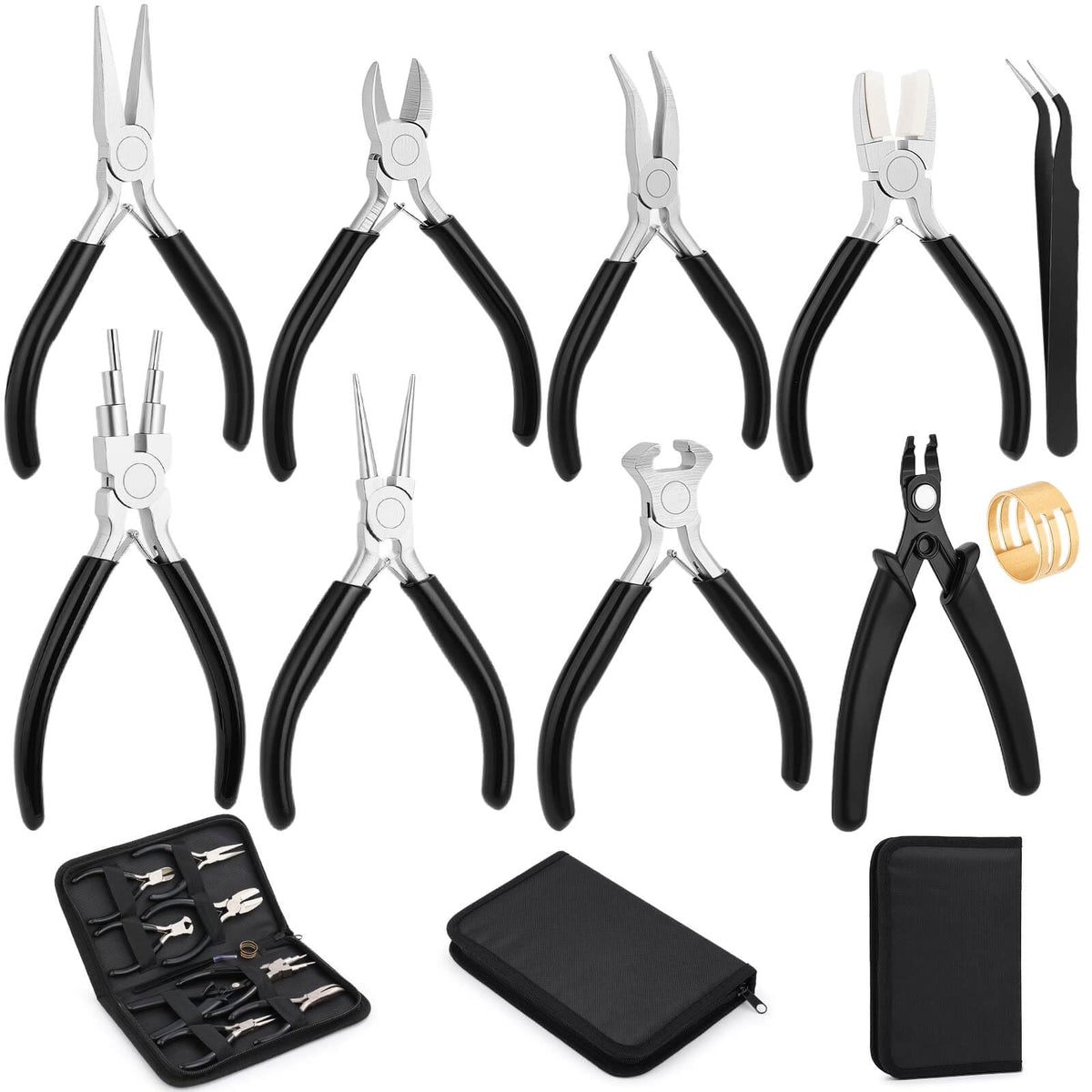 10 Pieces Jewelry Pliers Tools Set Jewelry Making Tools - shynek Official Imagery - 1