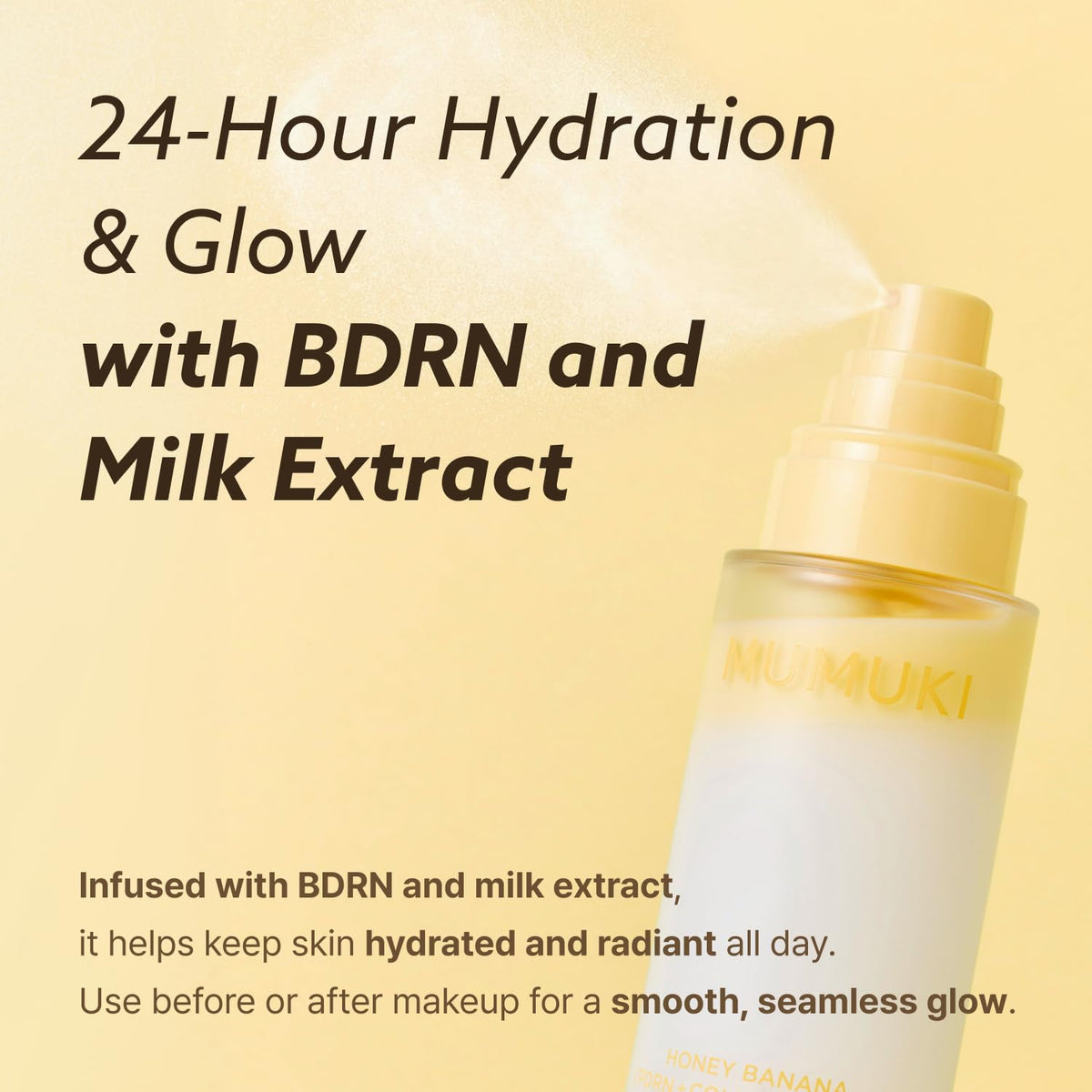 Honey Banana PDRN Mist - MUMUKI Official Imagery - 4