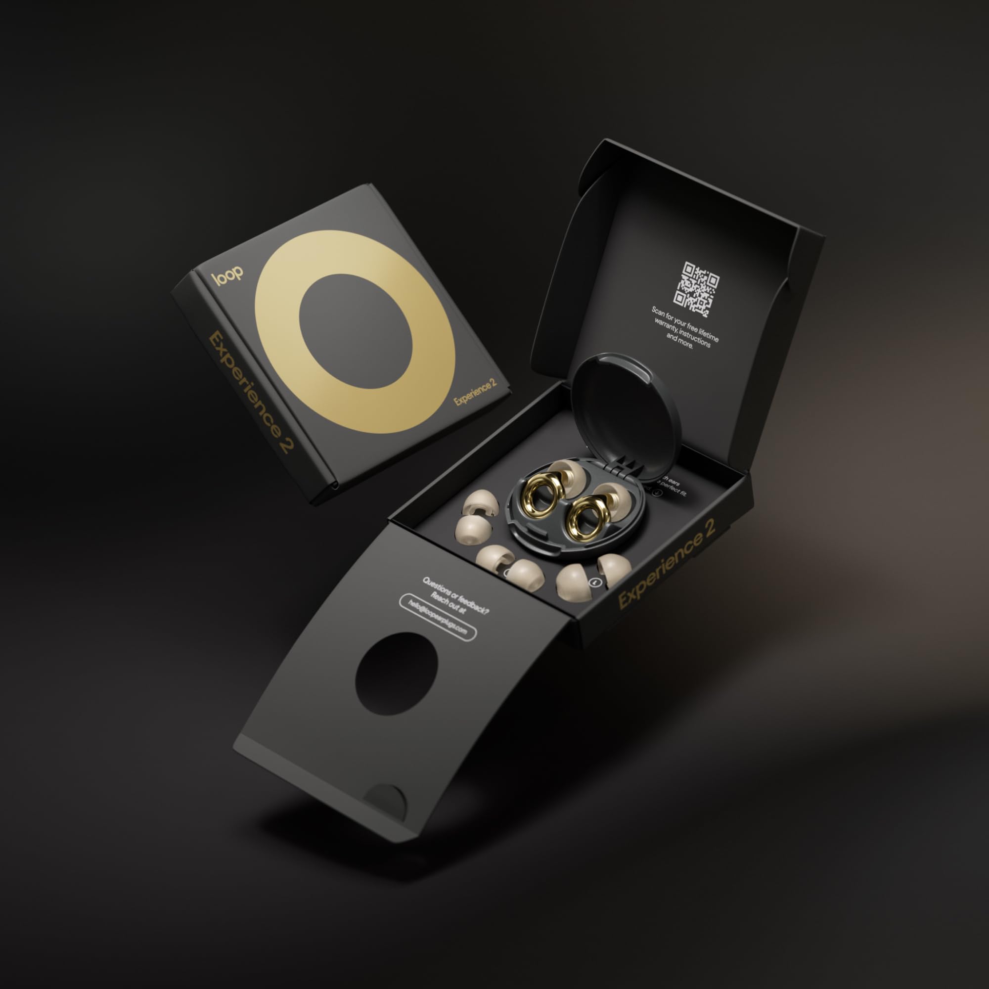 Loop Experience 2 Ear Plugs - Stylish Certified Hearing Protection - Loop Official Product View 3