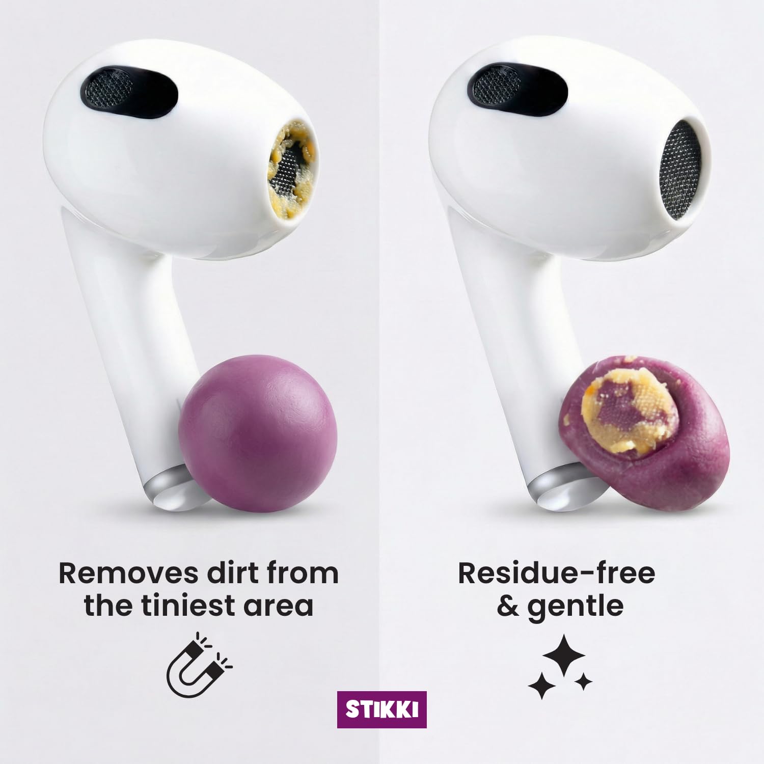 STIKKI Cleaning Putty & Precision Tools - Earbud, Port & Phone Cl by STIKKI - Angle View 4