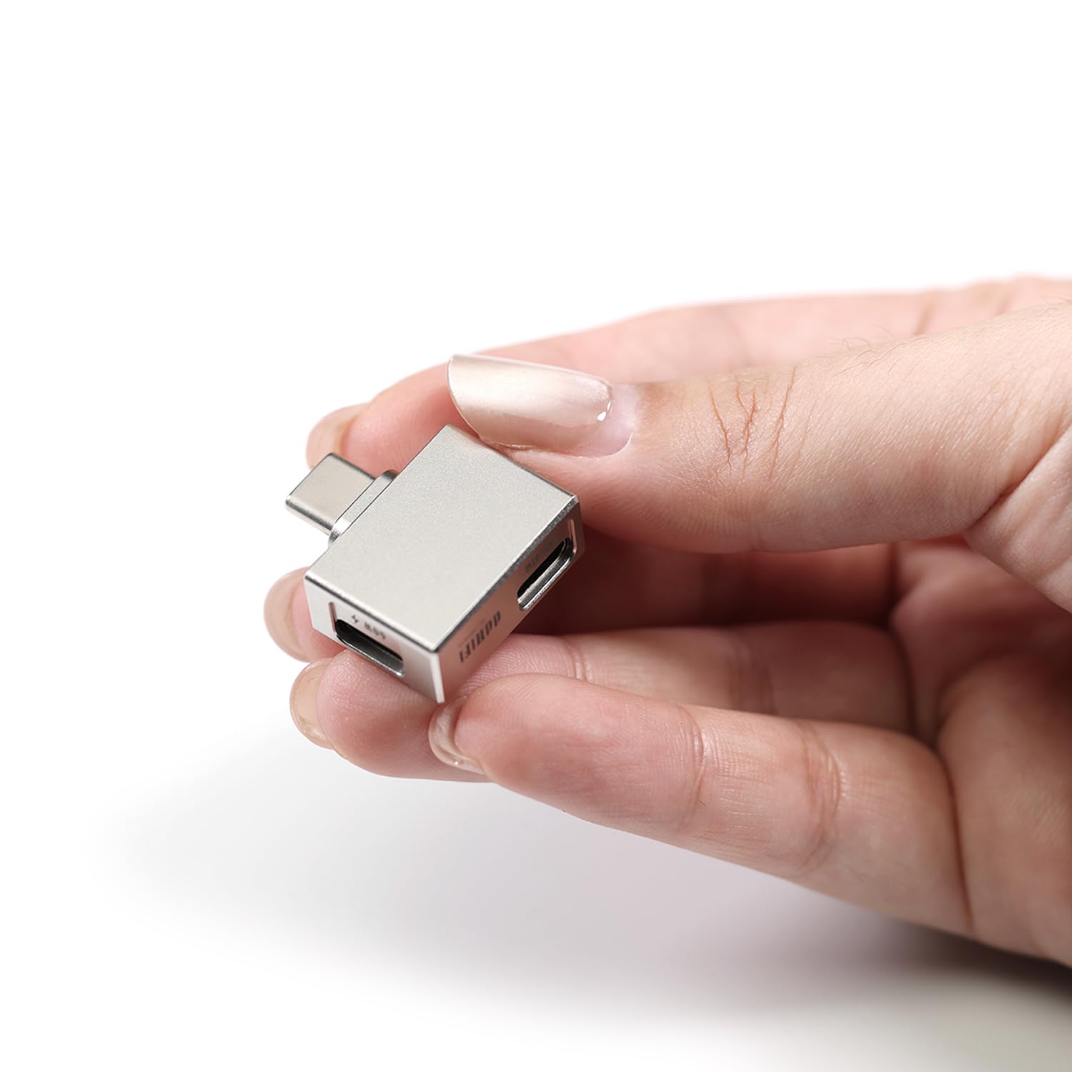 DD ddHiFi TC28Max USB-C OTG Adapter with 60W PD Charging, Hi-Res by DD - Angle View 2