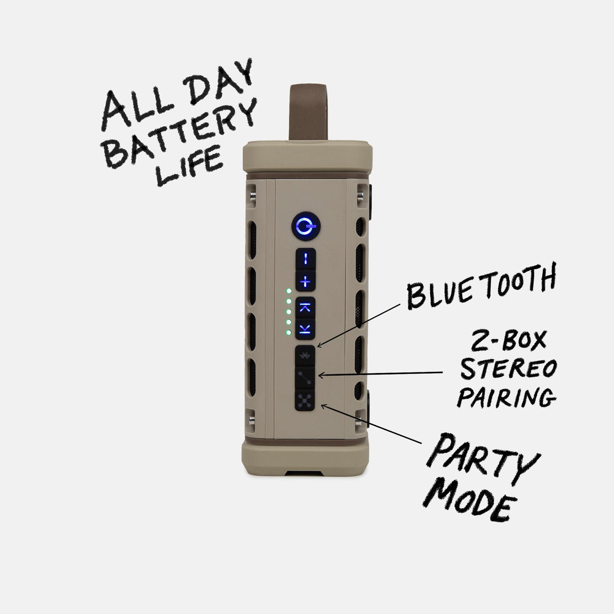 Turtlebox Ranger Ultra Portable Bluetooth Speaker Waterproof - Turtlebox Official Imagery - 4