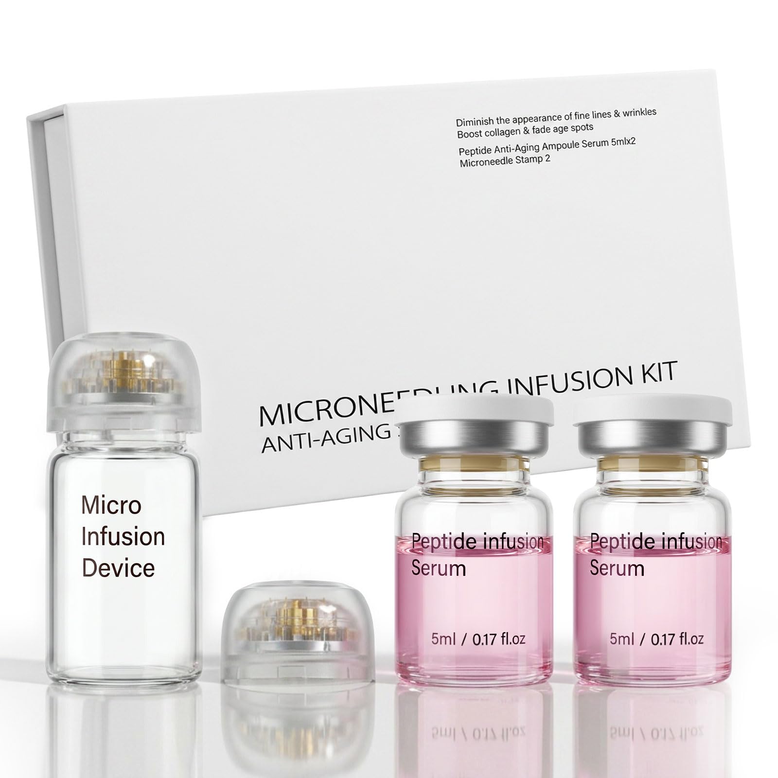 Micro Infusion Facial Applicator Kit with Serum, Home Beauty - Product Imagery