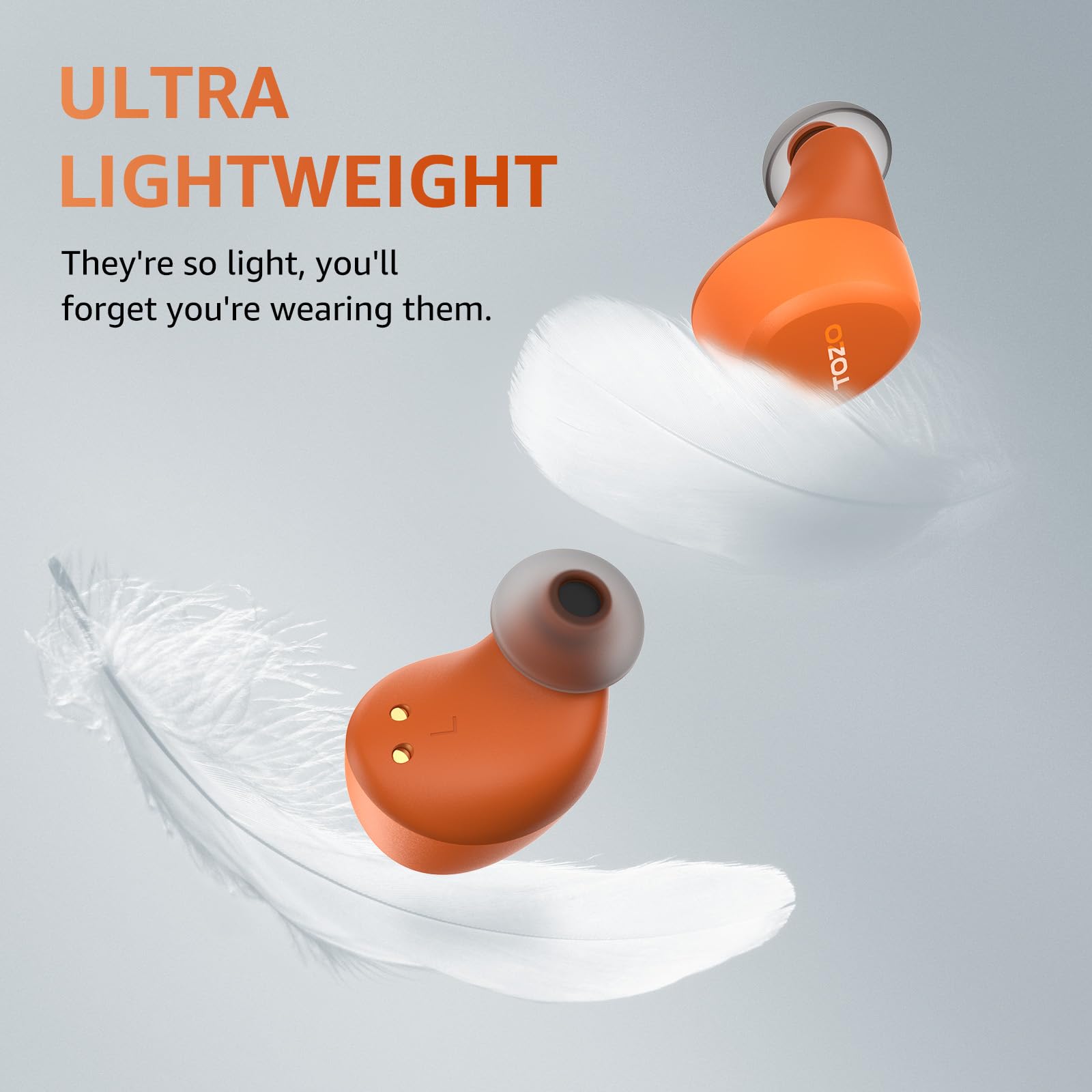 TOZO A1 Wireless Earbuds Bluetooth 5.3 Light Weight in Ear Headph - TOZO Official Product View 3