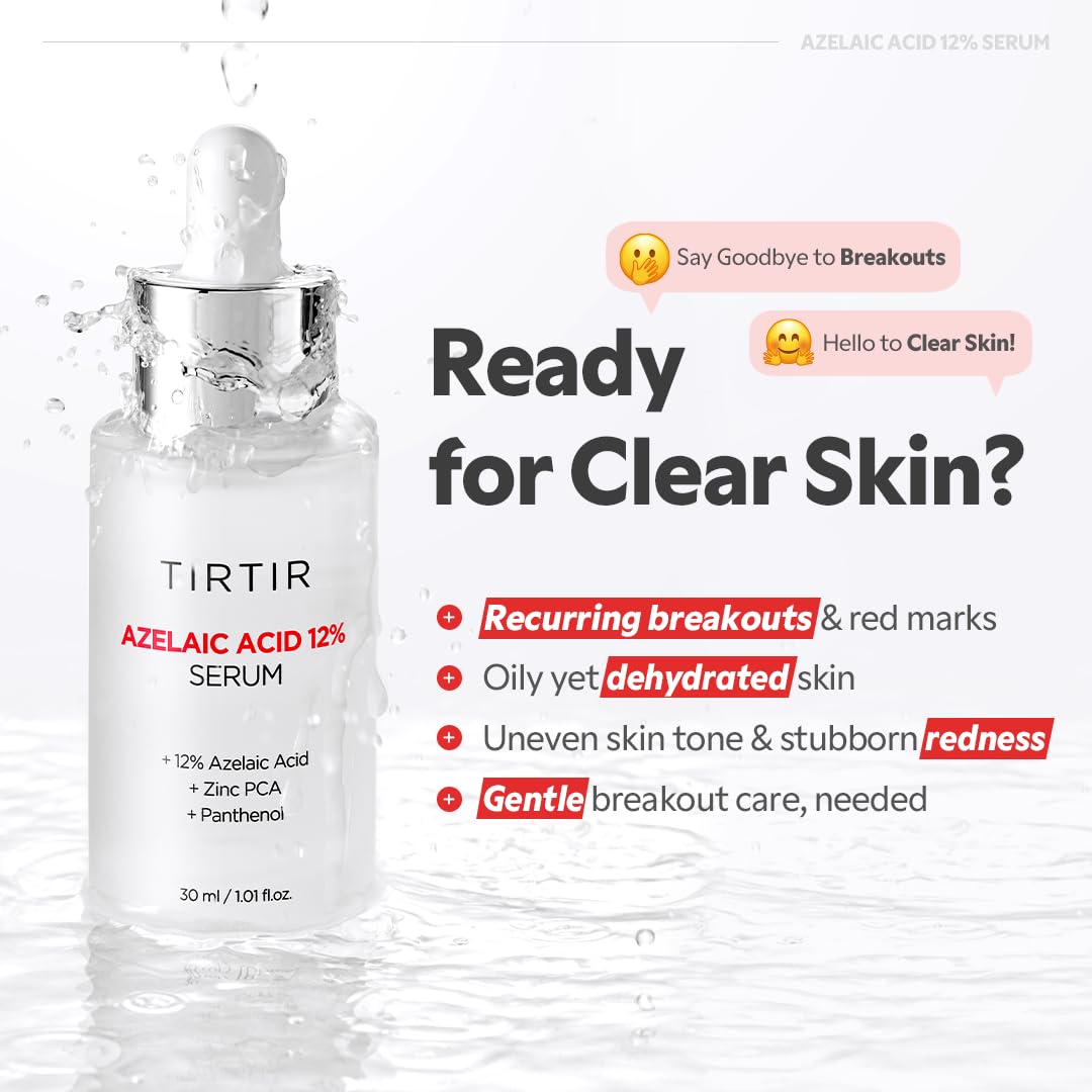 TIRTIR Azelaic Acid 12% Serum for Blemish-Prone Skin - TIRTIR