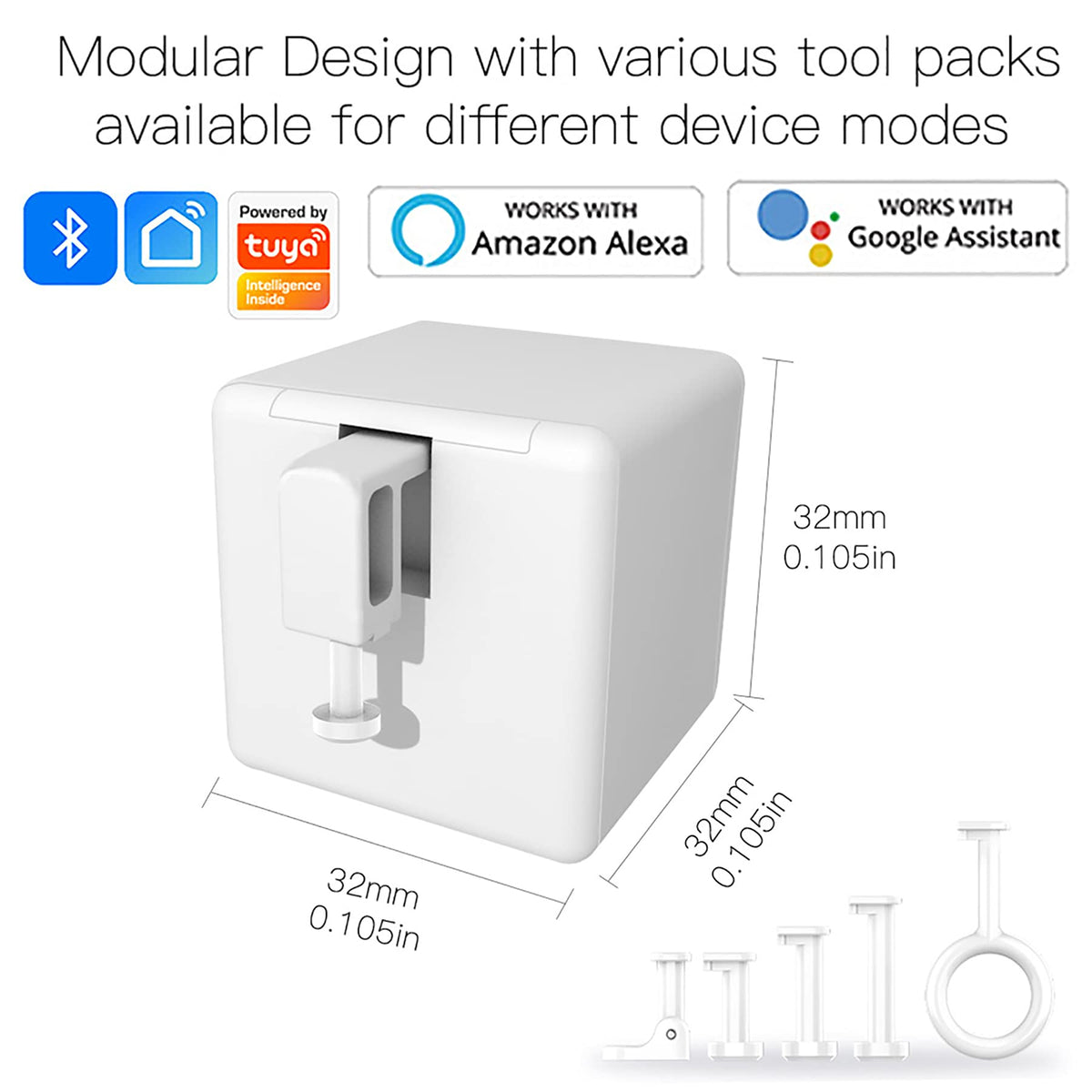 Smart Switch Button Pusher Bluetooth Fingerbot Plus with - Gaoducash Official Imagery - 3