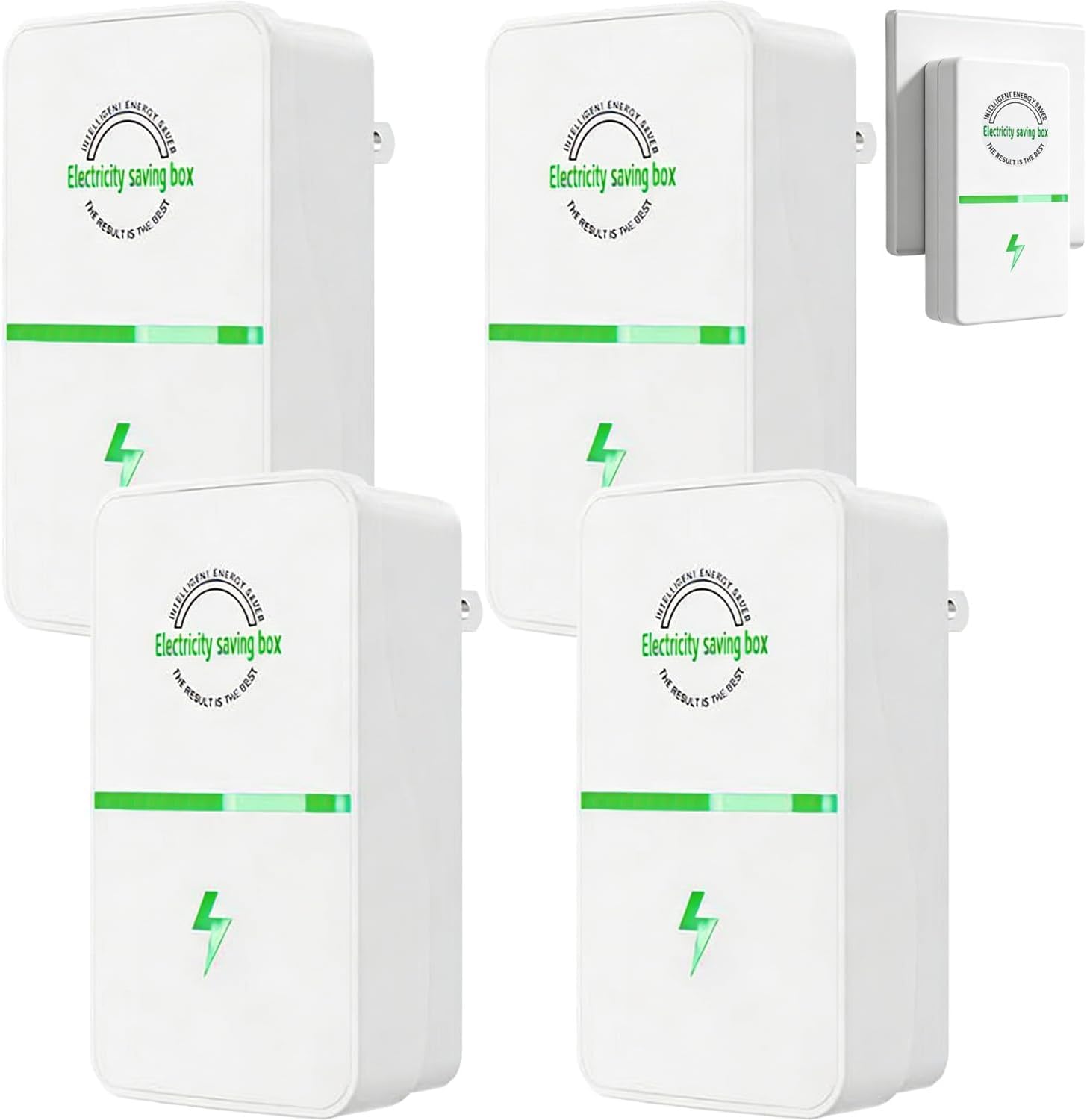 4PC Electricity Saving Box, Energy Saving Device Smart, Save Plug - Generic Official Product View 1