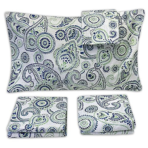 1500 Supreme Collection Extra Soft Modern Paisley Pattern Sheet - Product Imagery