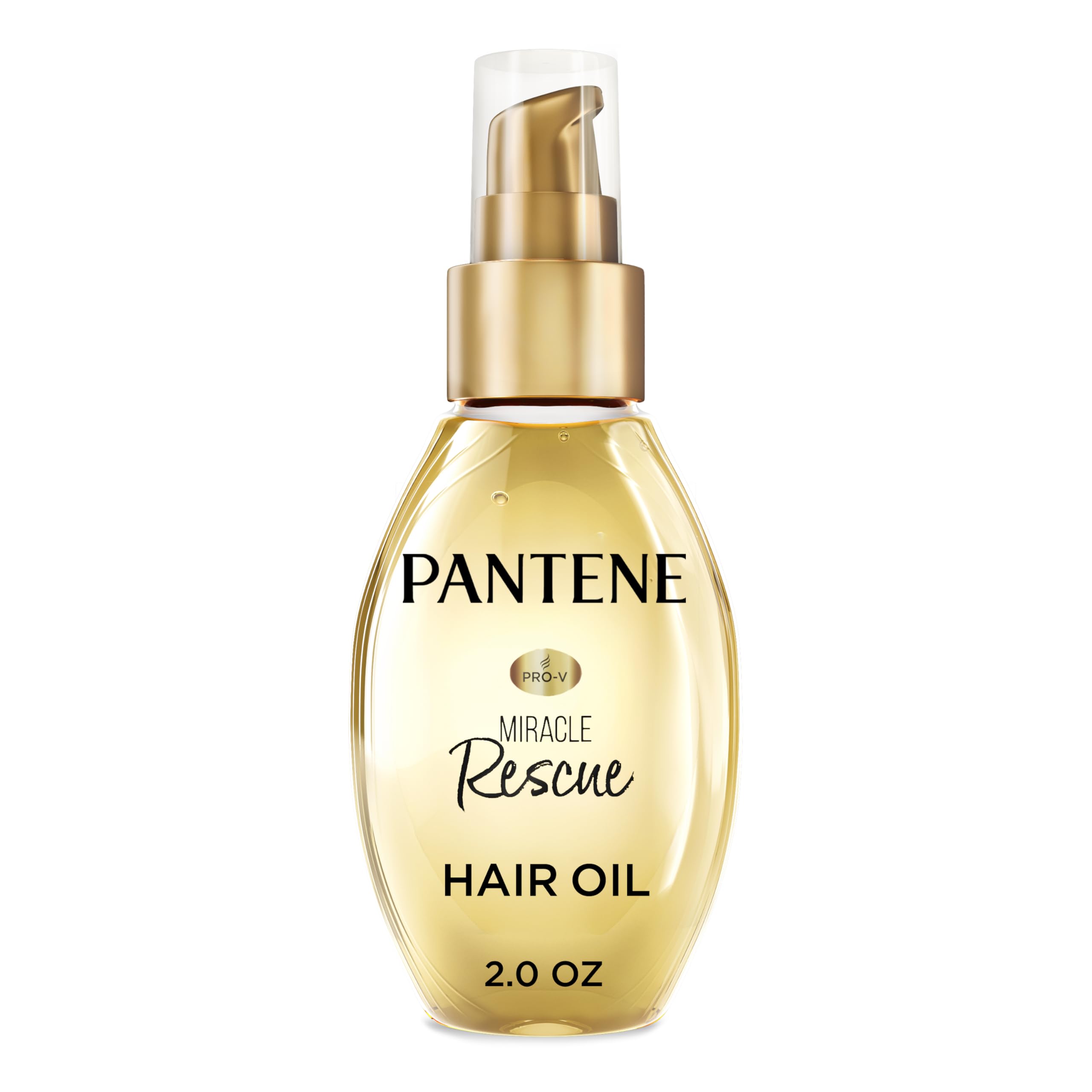 Pantene Miracle Rescue Regenerative Hair Oil - 2.0 FL Oz Deep Repair Treatment for Dr - Pantene Official Product View 2