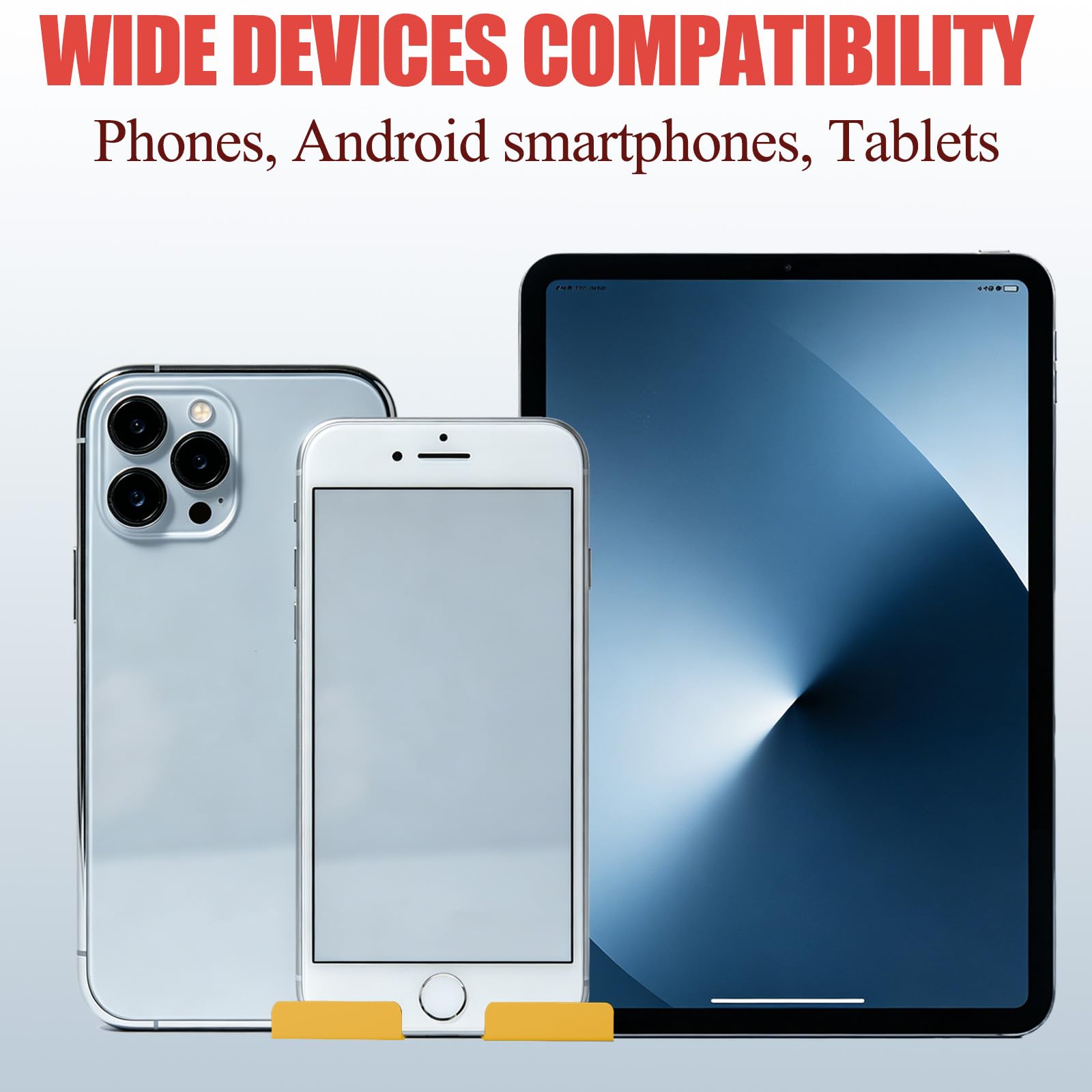 TEAMIX Adhesive Phone Stand with Charging Hole