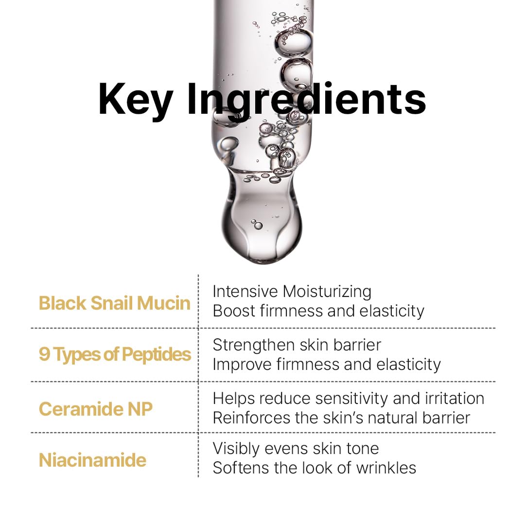 Farmstay Black Snail Peptide 9 Perfect Toner Snail Mucin - FARMSTAY Official Imagery - 7