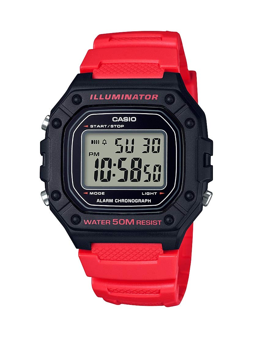 Casio W218H Series | Men’s Digital Watch | 50M WR | 1/100 Second Stopw - View 8