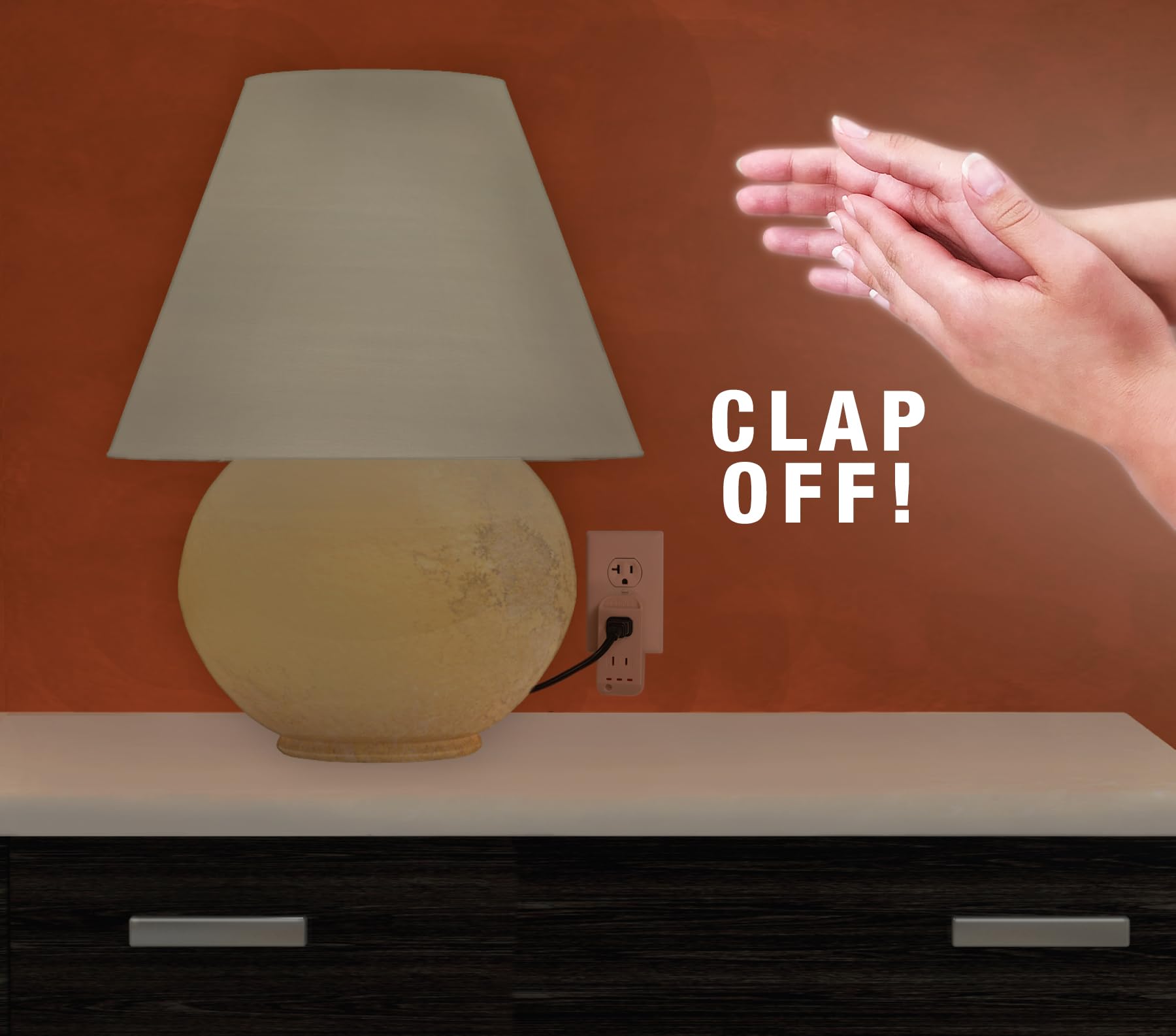 Clapper The Original Home Automation Sound Activated Device, On/Off Light Switch - Clapper Official Product View 7