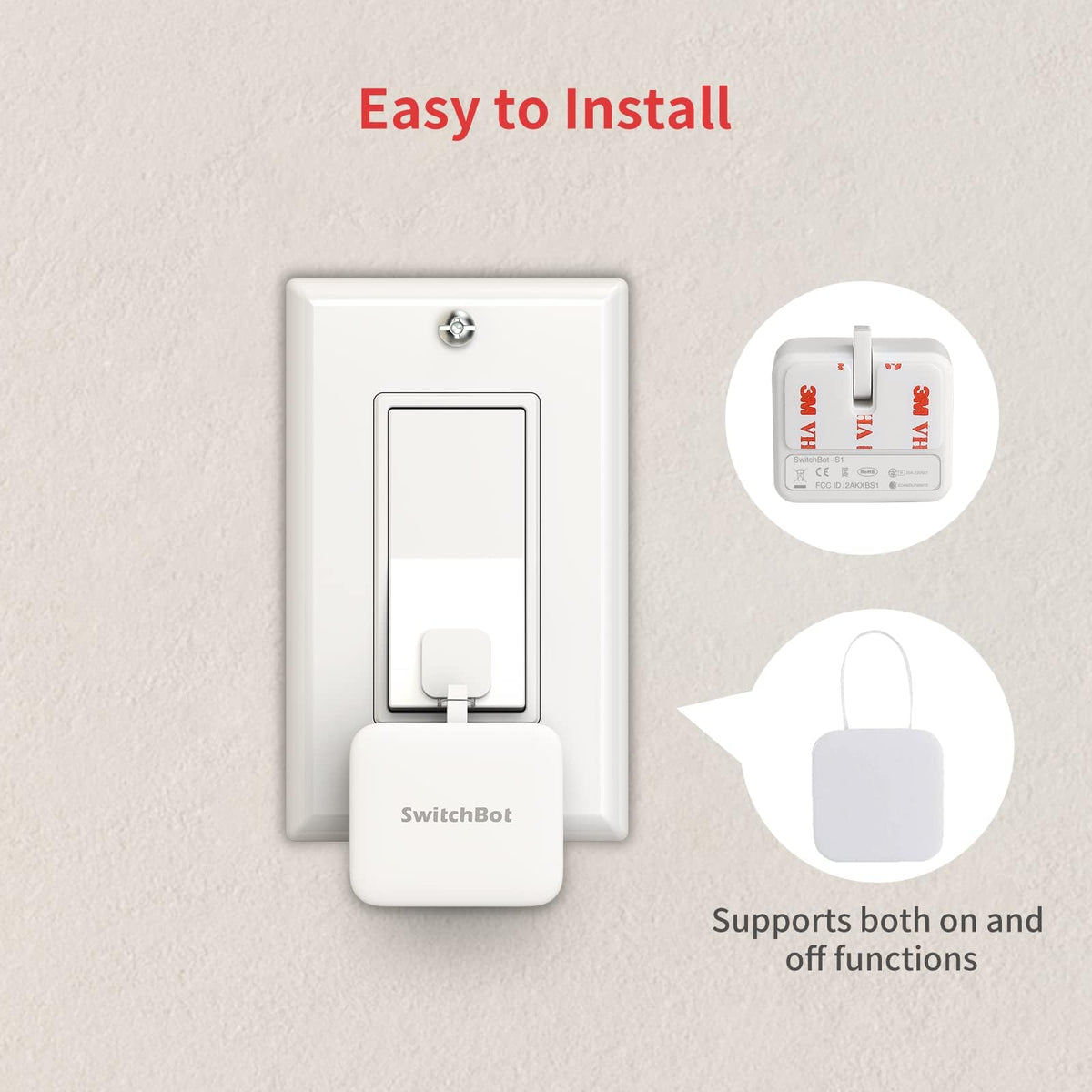 Switchbot Bluetooth Fingerbot Button Pusher for Rocker - SwitchBot Official Imagery - 4