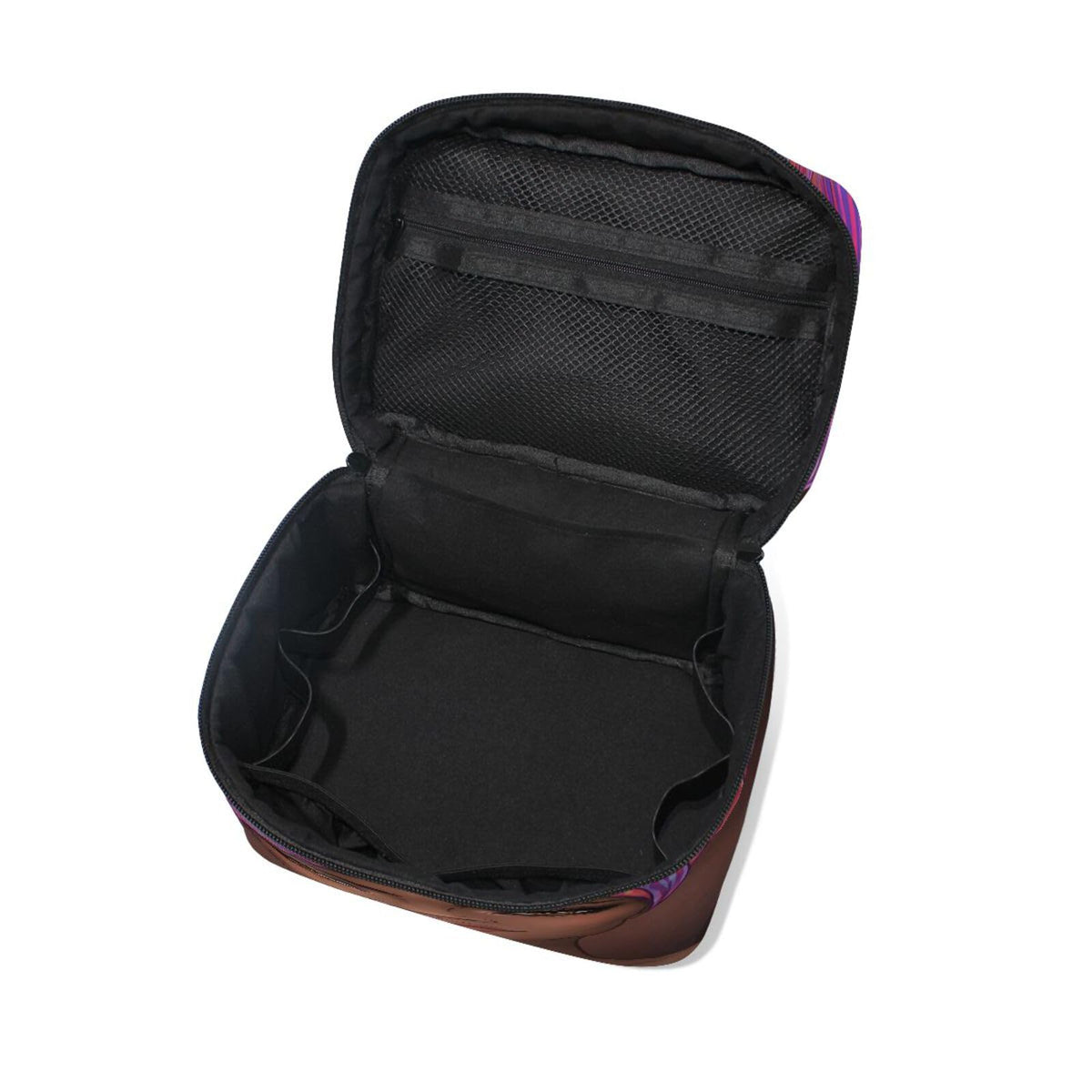 Makeup Bag Square Cosmetic Train Case African American Woman - senya Official Imagery - 6