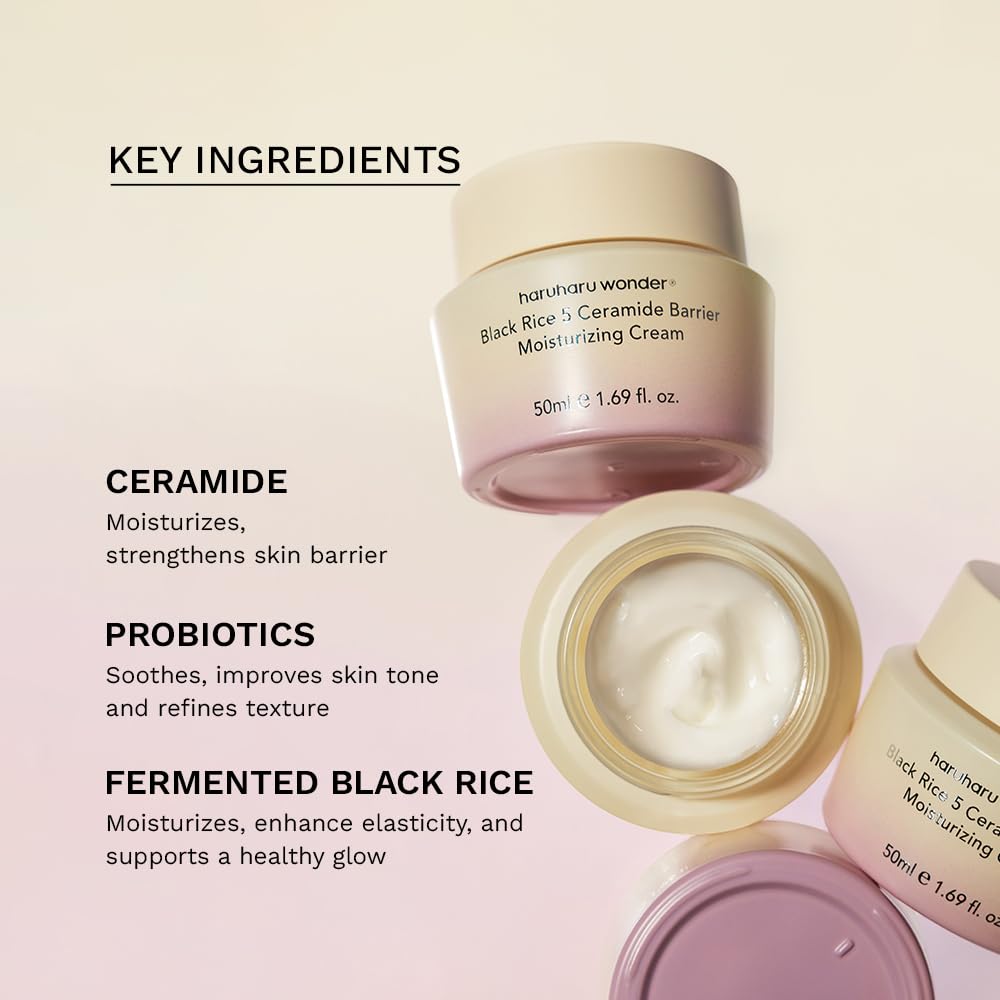 HARUHARU wonder Black Rice 5 Ceramide Barrier Moisturizing Cream 1.69 fl.oz - HARUHARU Official Product View 5
