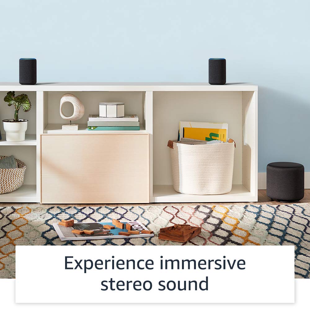 Amazon Echo Sub, Powerful subwoofer for your Echo, Requires compa by Amazon - Angle View 3