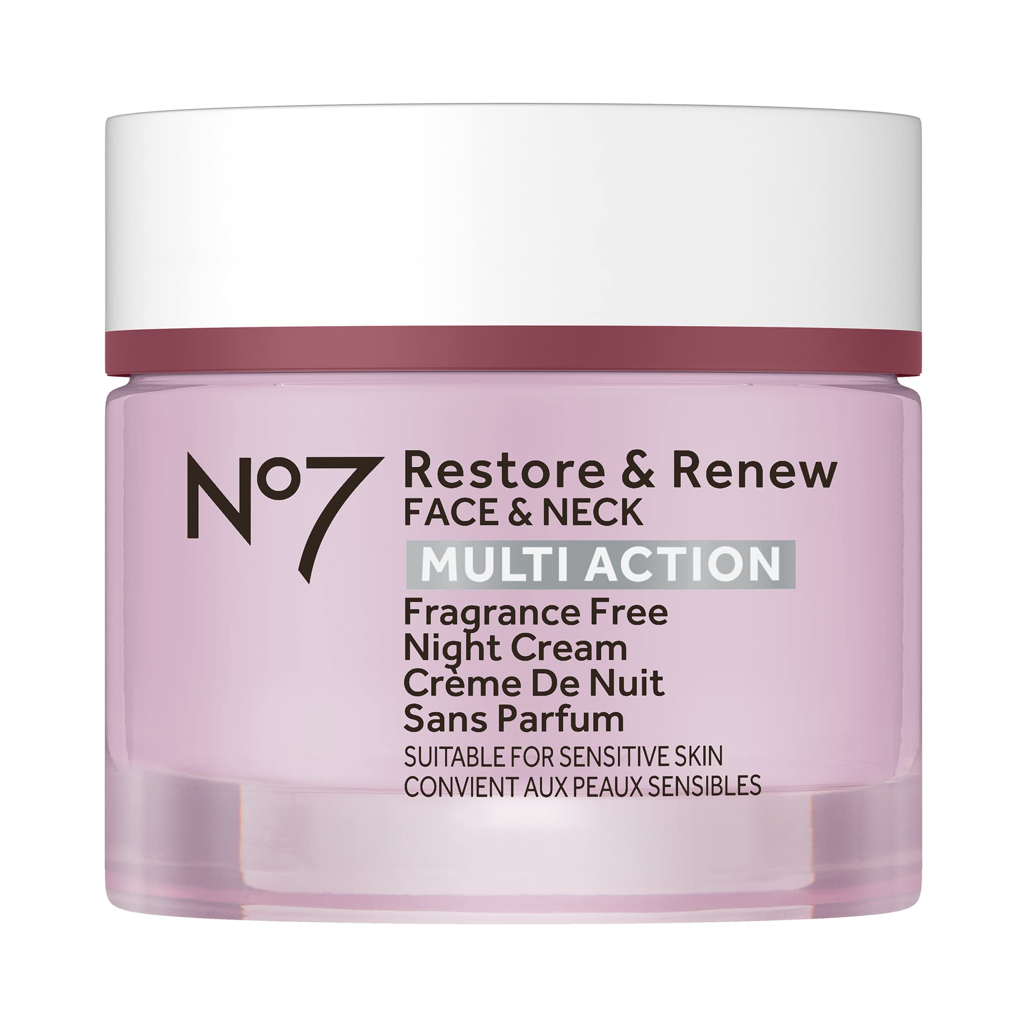 No7 Restore Renew Sculpting Face Neck Night Cream 50ml - No7 Official Imagery - 2