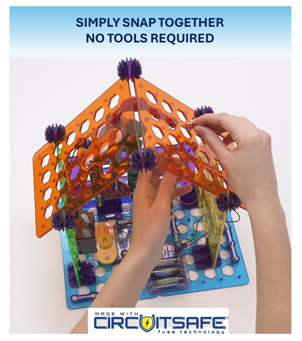 SNAP CIRCUITS My Home STEM Electronics Building Kit for Kids - Snap Circuits Official Imagery - 6