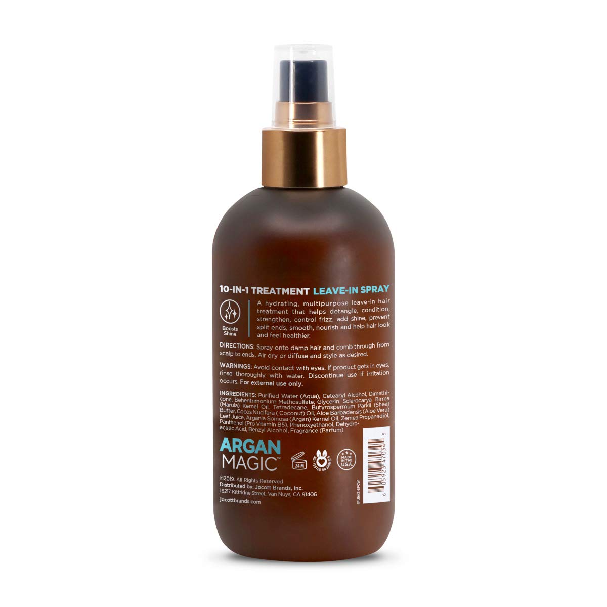 Argan Magic 10 in 1 Hair Treatment & Stylizing Spray – Multipurpose Leave in - Argan Magic Official Product View 3