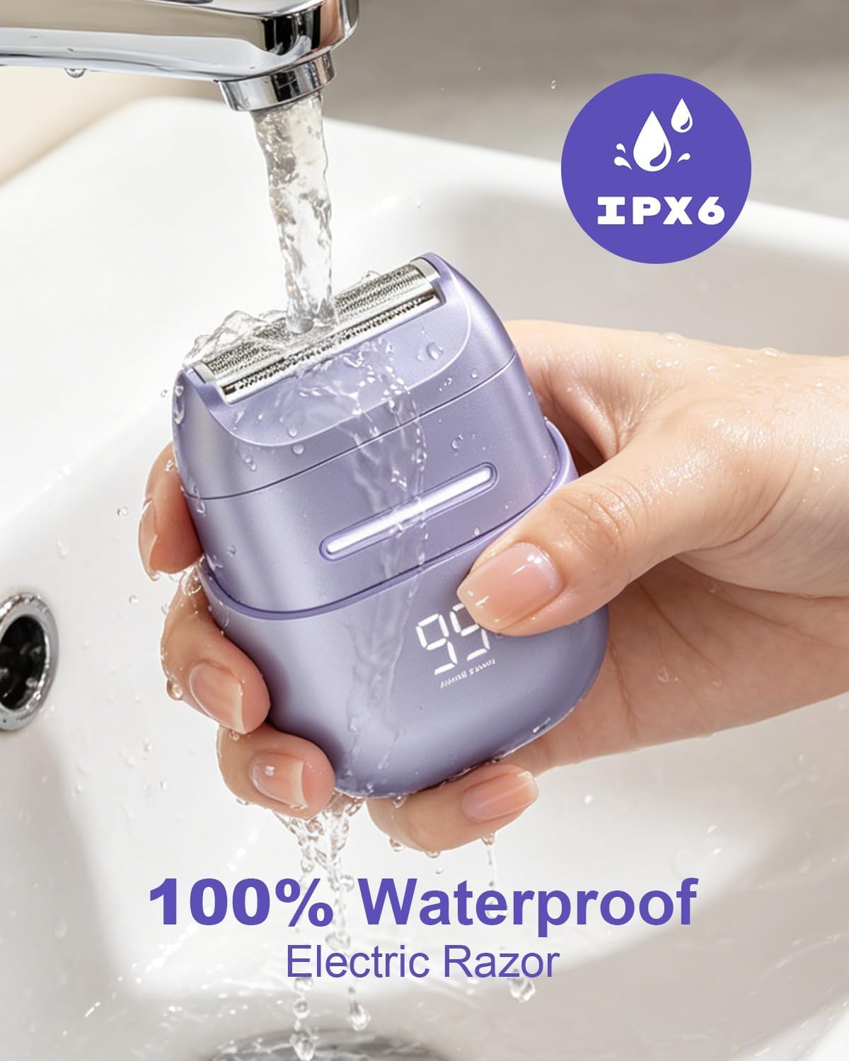 Electric Shaver for Women Waterproof Mini Electric Razors - unimiko Official Imagery - 5