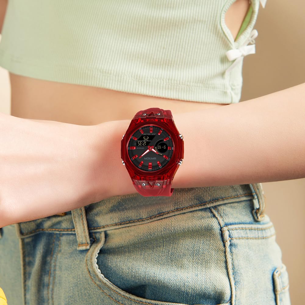 FANMIS Unisex Analog Digital Dual Display Watch Outdoor - FANMIS Official Imagery - 6