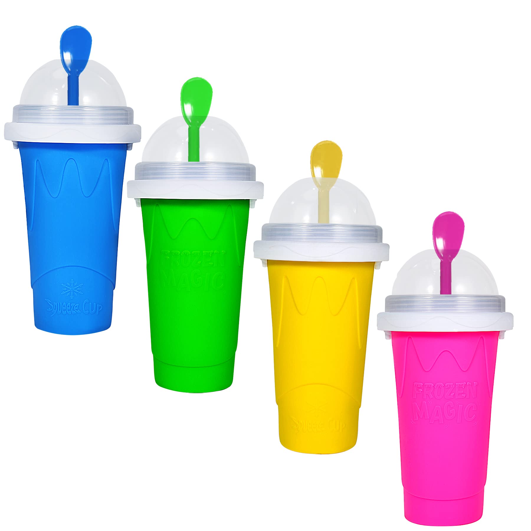 Color Land Slushy Cup, TIK TOK Slushie Maker Cup Frozen Magic Squeeze Cup, Ice - Color Land Official Product View 7