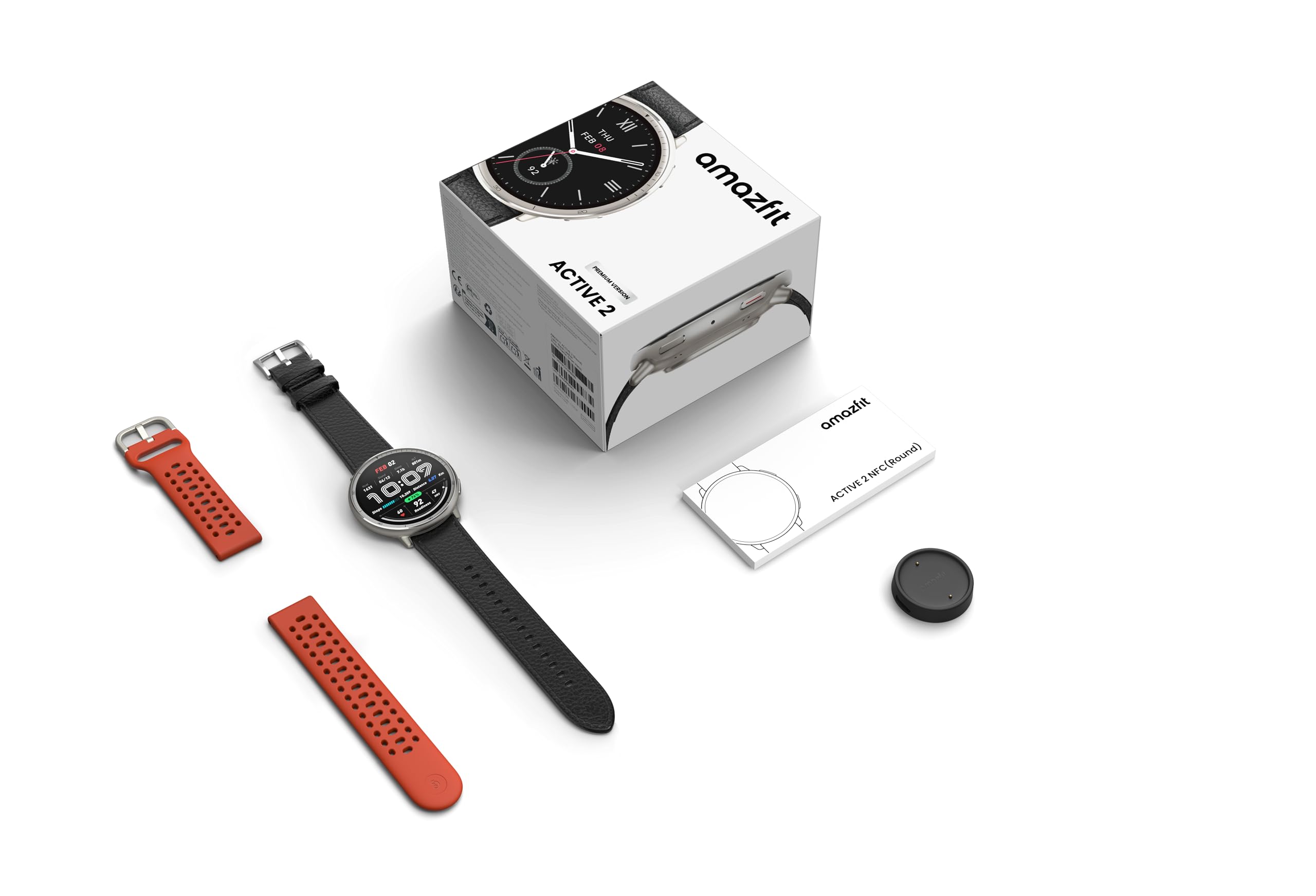 Amazfit Active 2 Premium Smart Watch 1.32" Sapphire Glass, GPS, iOS/An - View 7