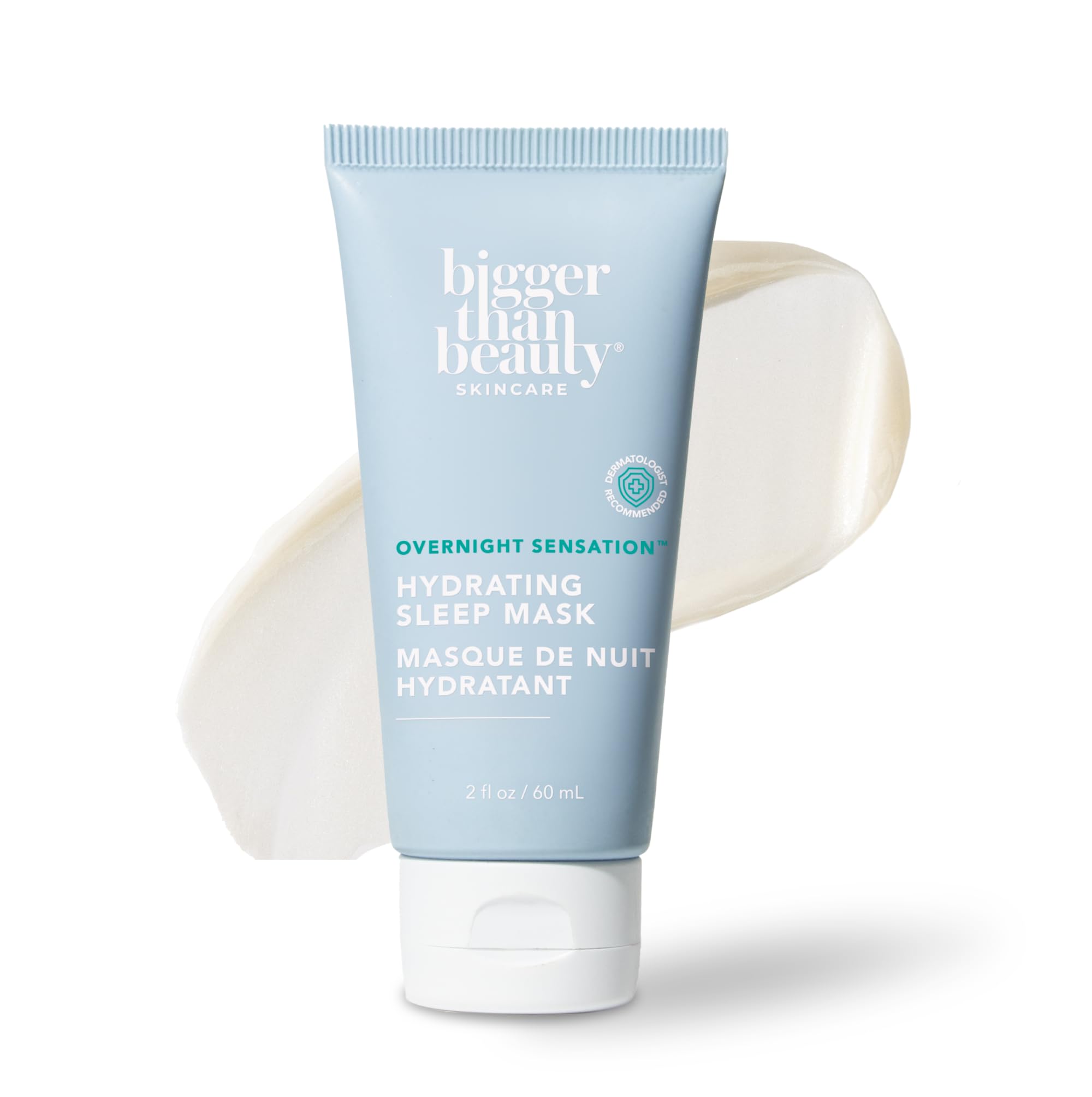 Bigger Than Beauty Overnight Sensation Hydrating Sleep Mask, - Product Imagery