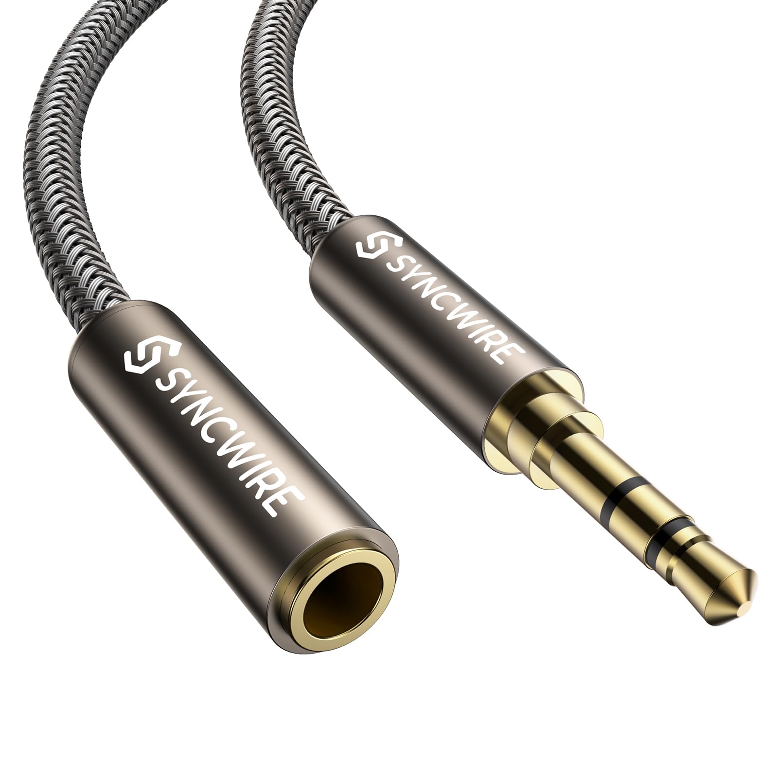 Syncwire 3.5mm Male to Female Stereo Audio Extension Cable     Ny by SYNCWIRE - Angle View 9