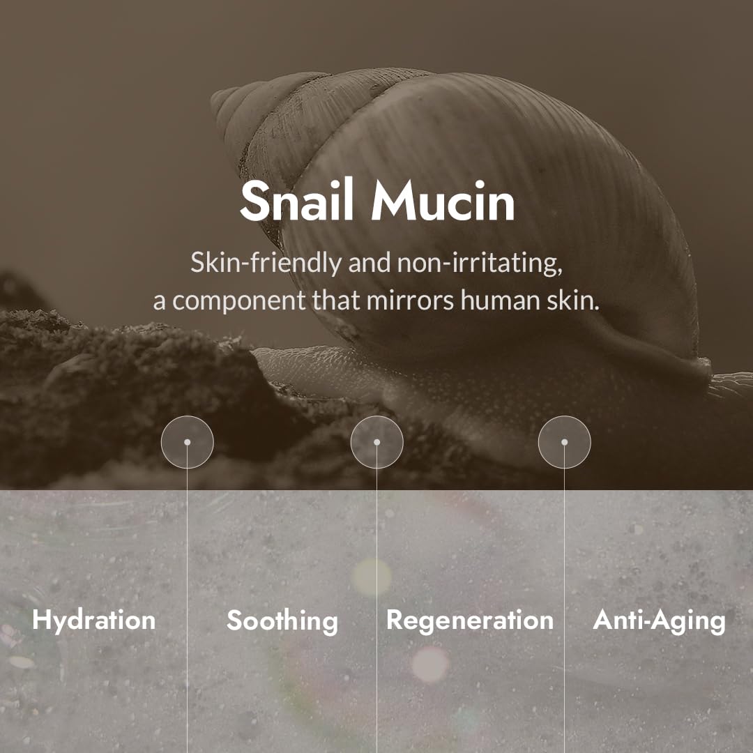 MIZON Snail Repairing Foam Cleanser Face Wash 2 02 fl oz - MIZON Official Product Imagery - 5