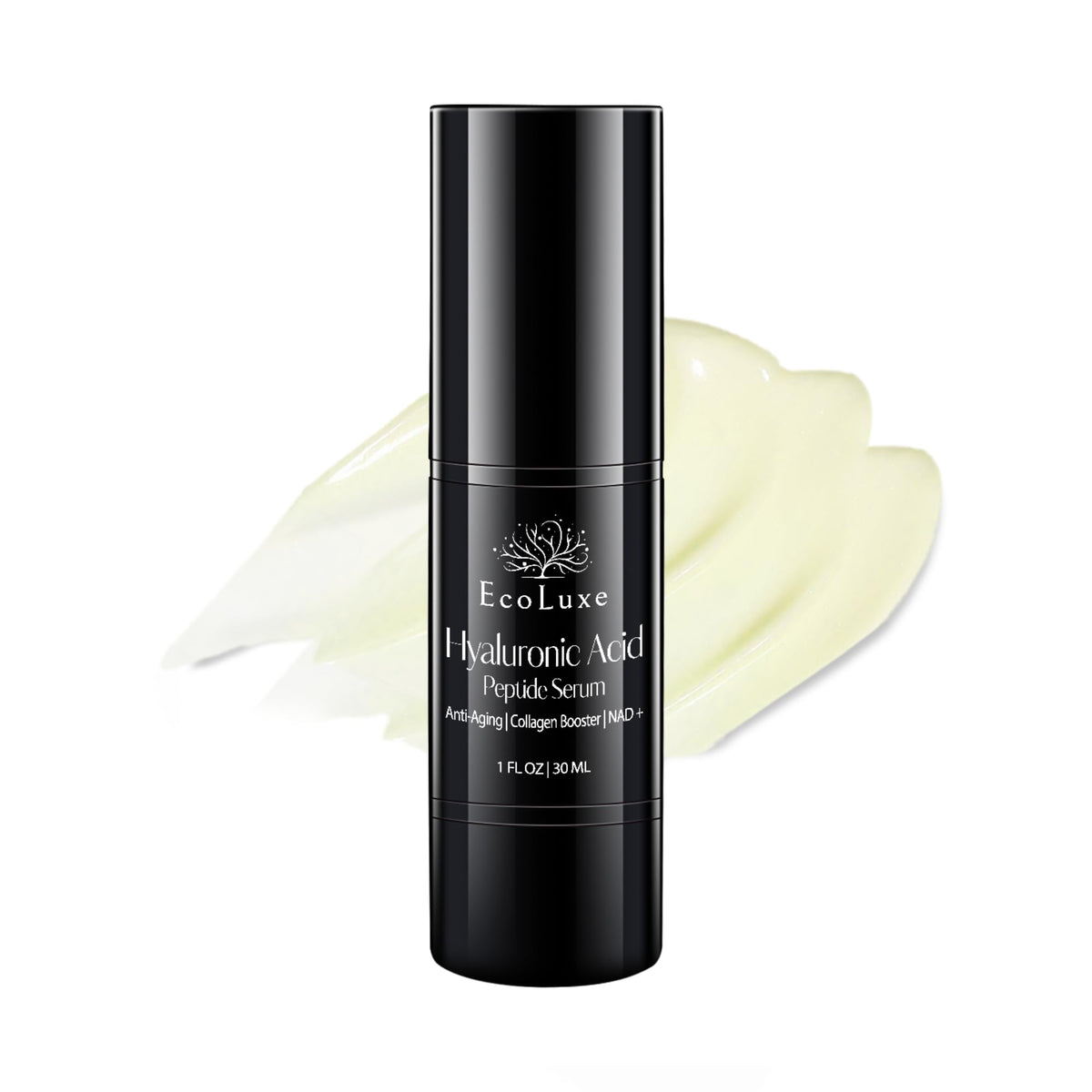 Hyaluronic Acid Peptide Serum 5x HA NAD and Copper Peptides - EcoLuxe Official Imagery - 2