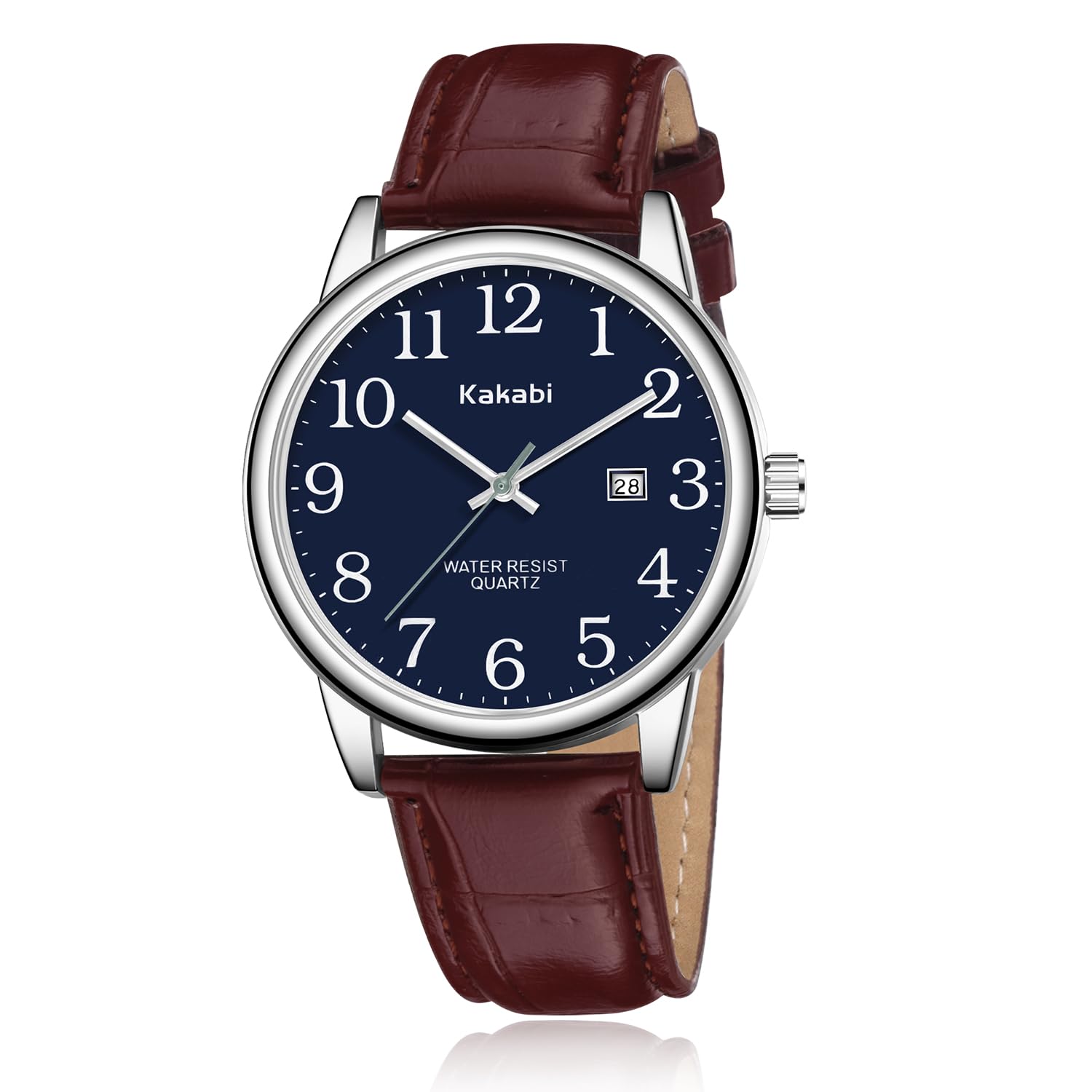 Watch for Men, Easy Reader Unisex Analog Quartz Waterproof - Product Imagery