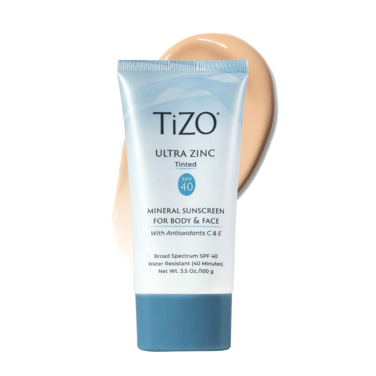 TIZO Ultra Zinc Body Face Sunscreen Tinted SPF 40 3 5 oz - TIZO Official Imagery - 2