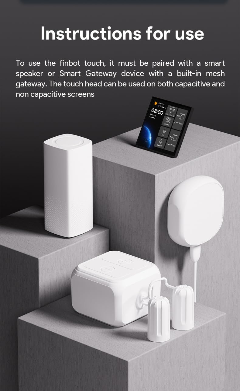 Bluetooth Fingerbot Touch Smart Button No Wiring Switch Work - ngnsky Official Imagery - 2