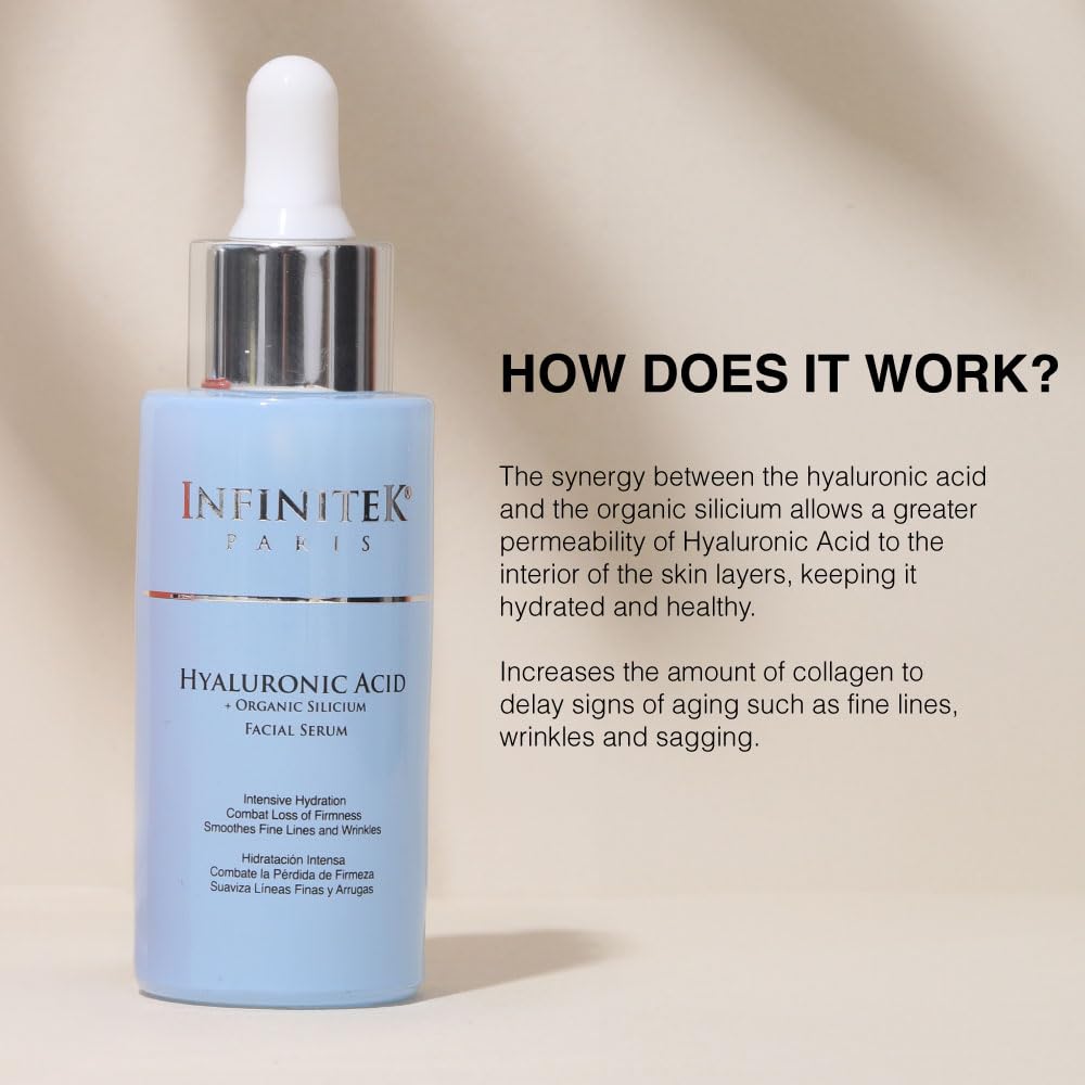 Infinitek Paris Hyaluronic Acid Serum with Organic Silicon - Deep Hydration & - Infinitek Official Product View 5