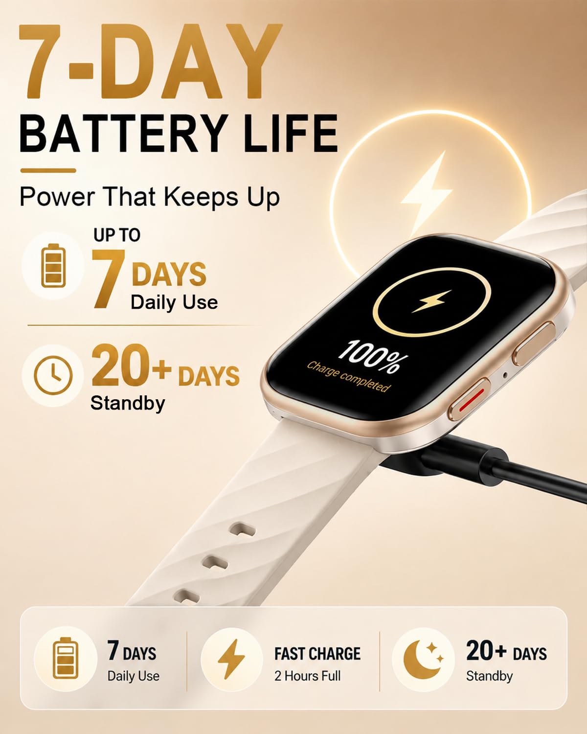 MorePro Health Fitness Tracker Smart Watch with 24 7 Heart - MorePro Official Imagery - 8