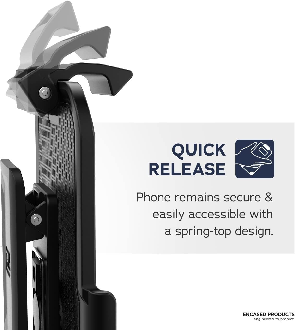Encased for iPhone 16 Waterproof Case with Belt Clip Holster - ENCASED Official Imagery - 4