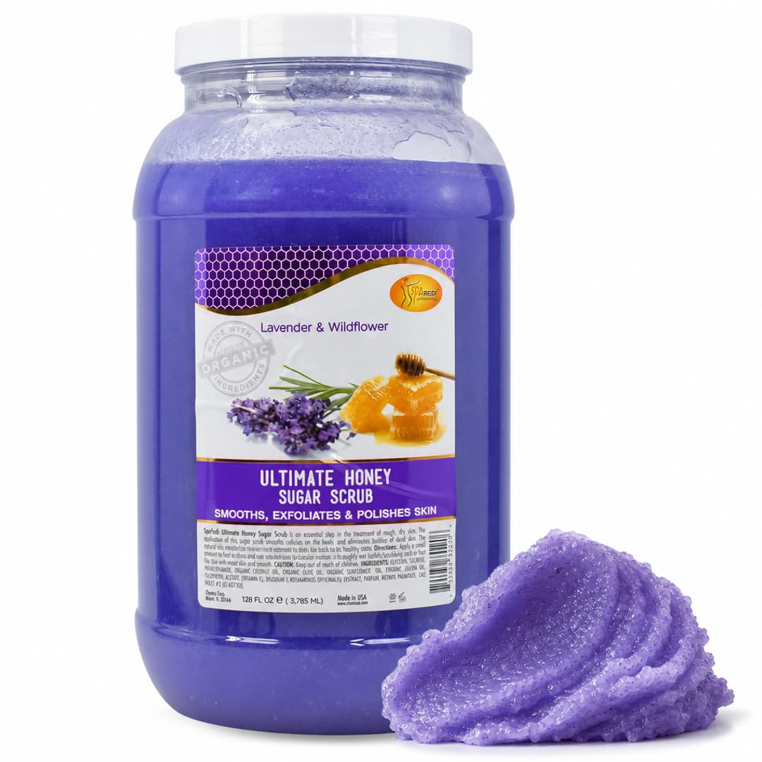 SPA REDI Salon Pedicure Sugar Scrub Deep Moisturizing 128 oz - SPA REDI Official Imagery - 2