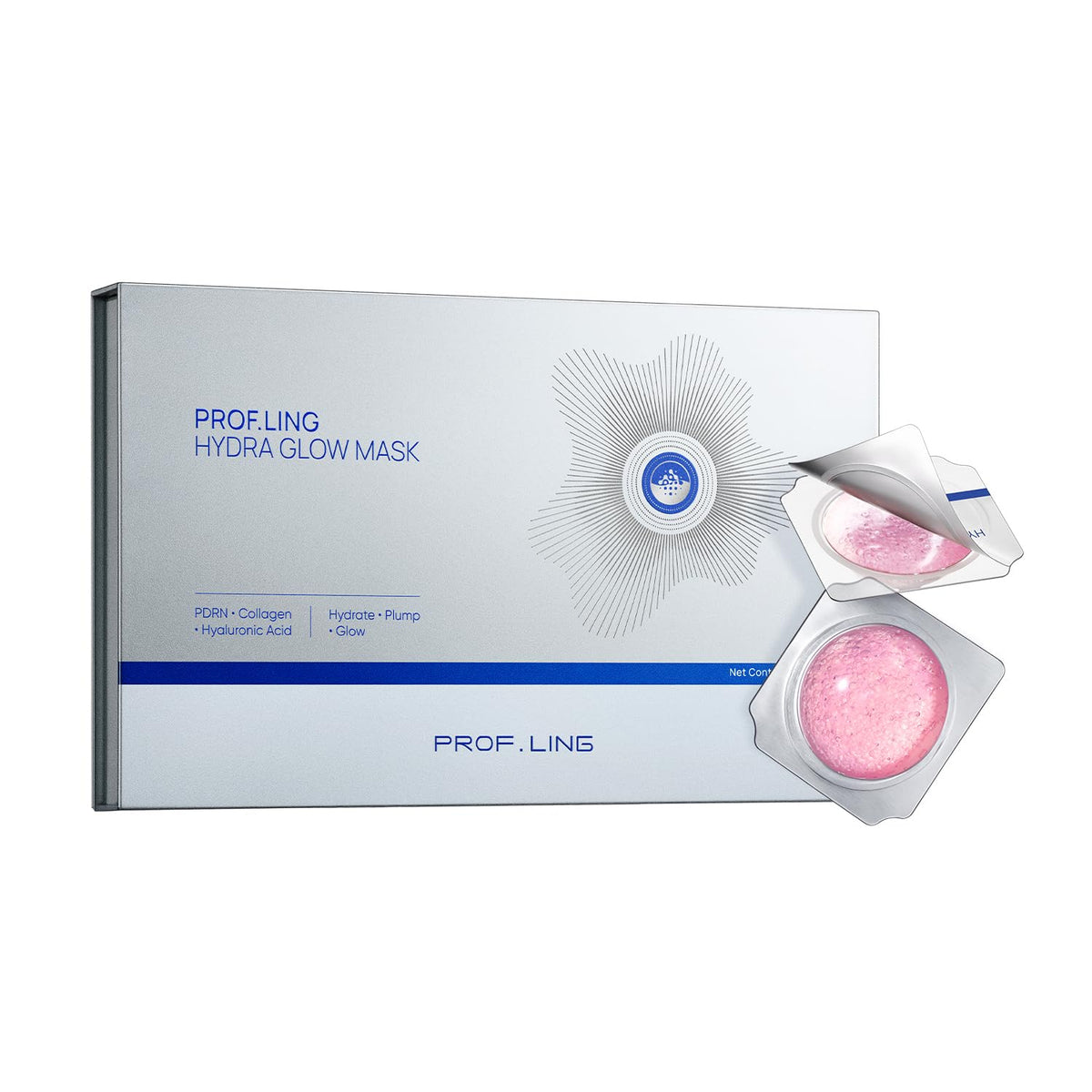 Hydra Glow Mask 5g 15pcs infused with PDRN Collagen - PROF.LING Official Imagery - 2