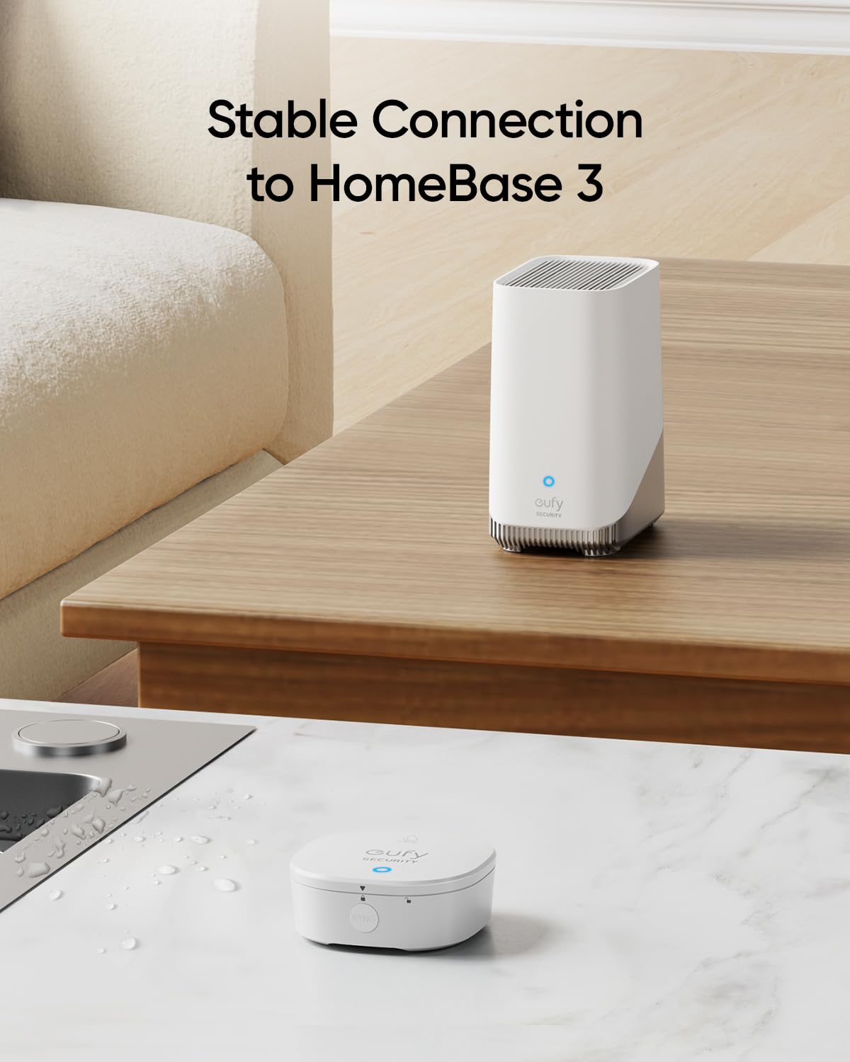 eufy Security Water and Freeze Sensor with Remote Alerts - Premium Selection Official Imagery - 6