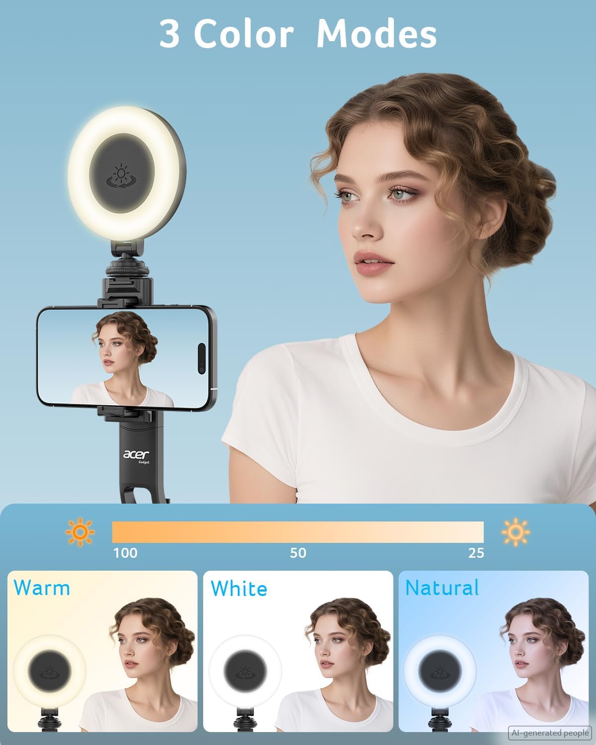 Acer Gadget Auto Face Tracking Tripod for iPhone - Premium Selection Official Imagery - 8