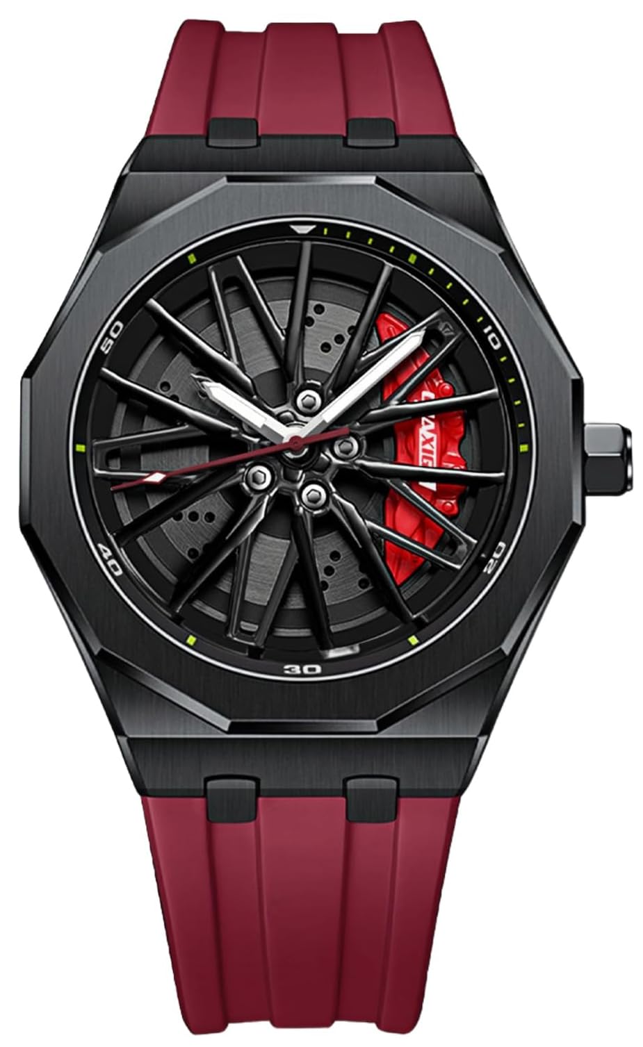 FANMIS Men s Wheel Rim Quartz Watch Rotating Hub Design 3D - FANMIS Official Imagery - 8